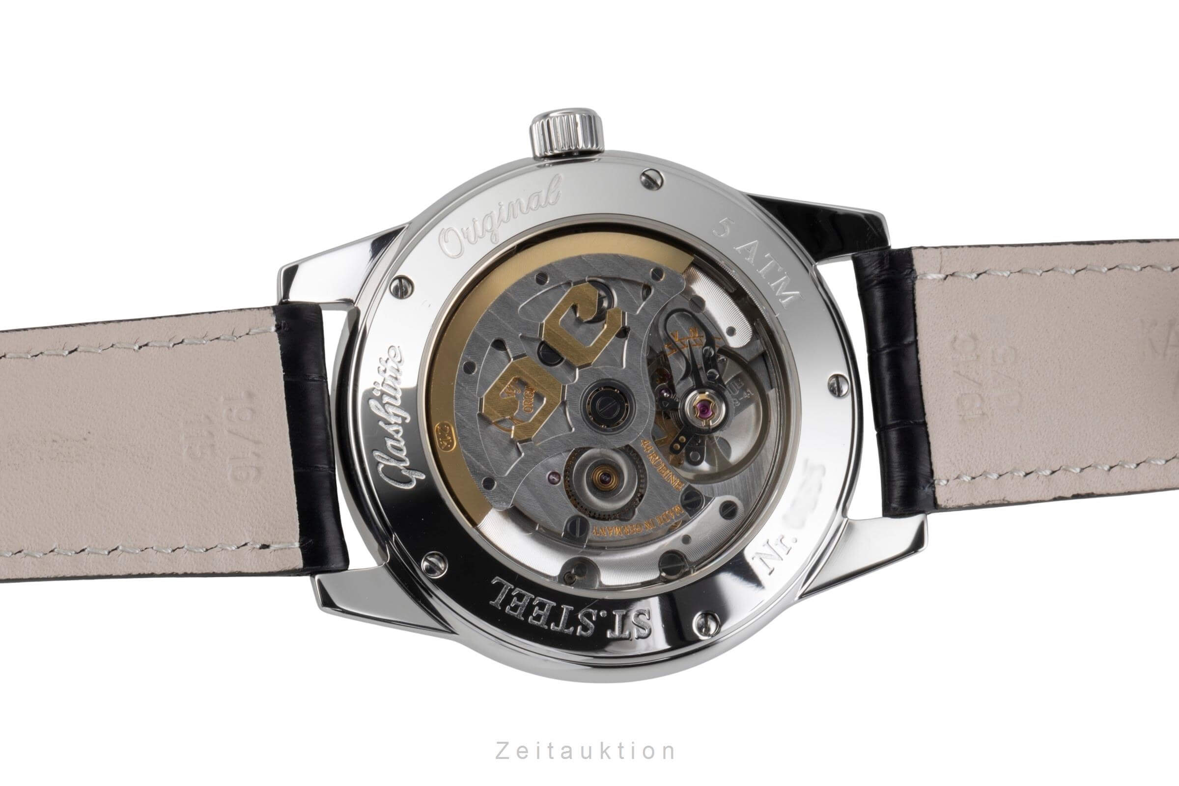Glashütte Original Senator steel automatic Kal. GUB 39-41 Ref. 39.42.14.24.04  | Zeitauktion
