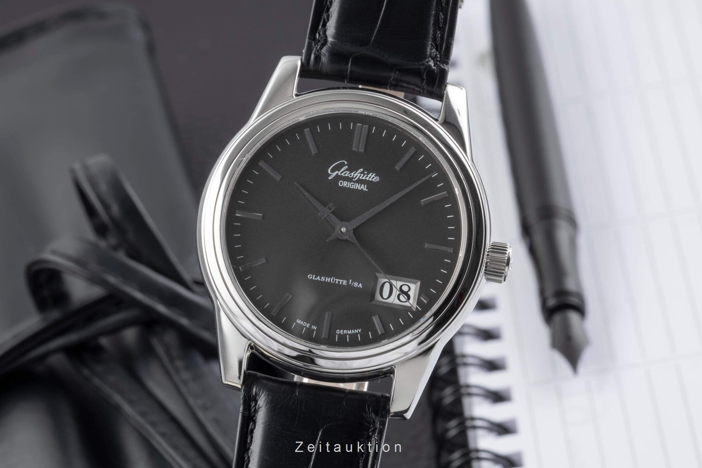Glashütte Original Senator steel automatic Kal. GUB 39-41 Ref. 39.42.14.24.04  | Zeitauktion