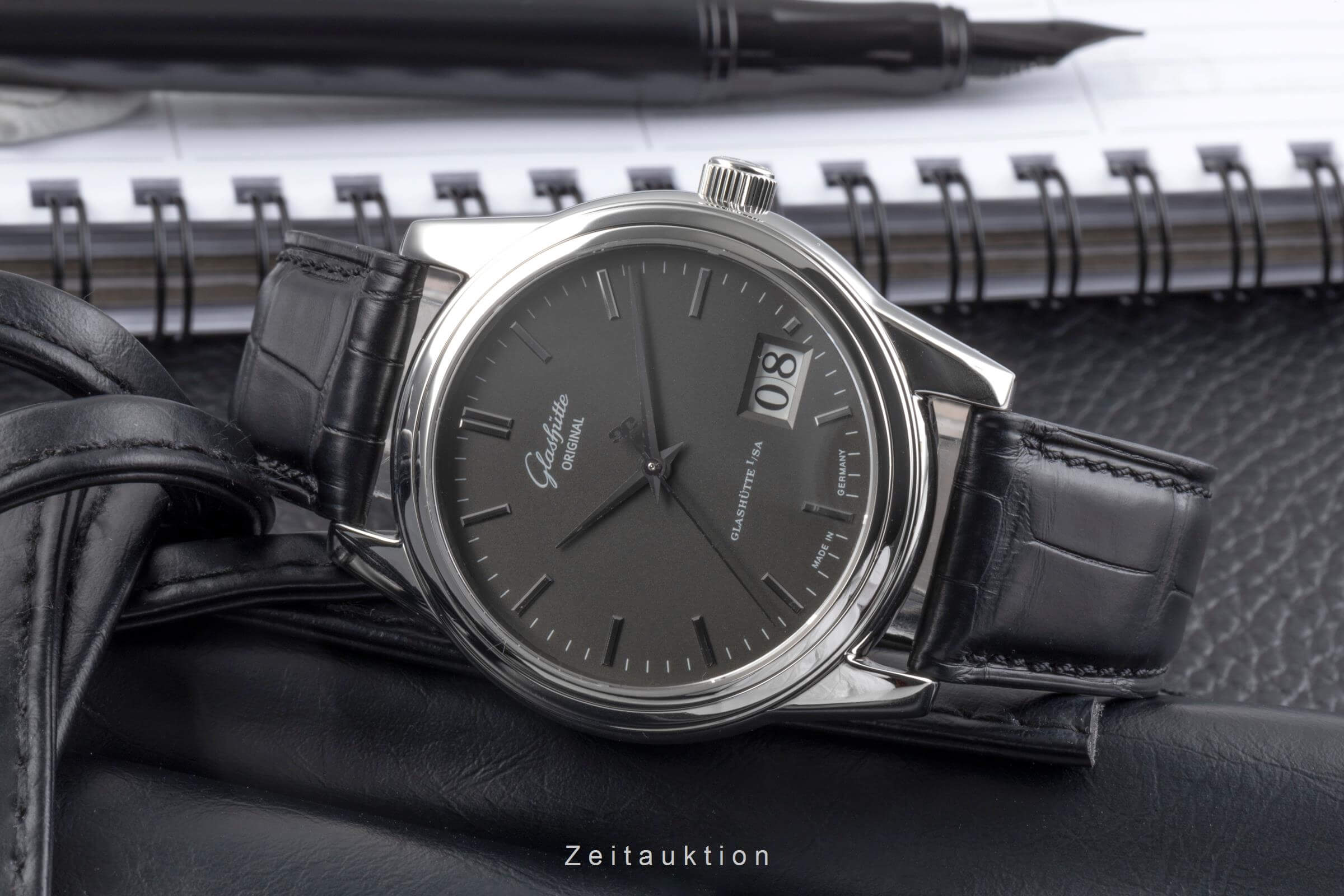 Glashütte Original Senator steel automatic Kal. GUB 39-41 Ref. 39.42.14.24.04  | Zeitauktion