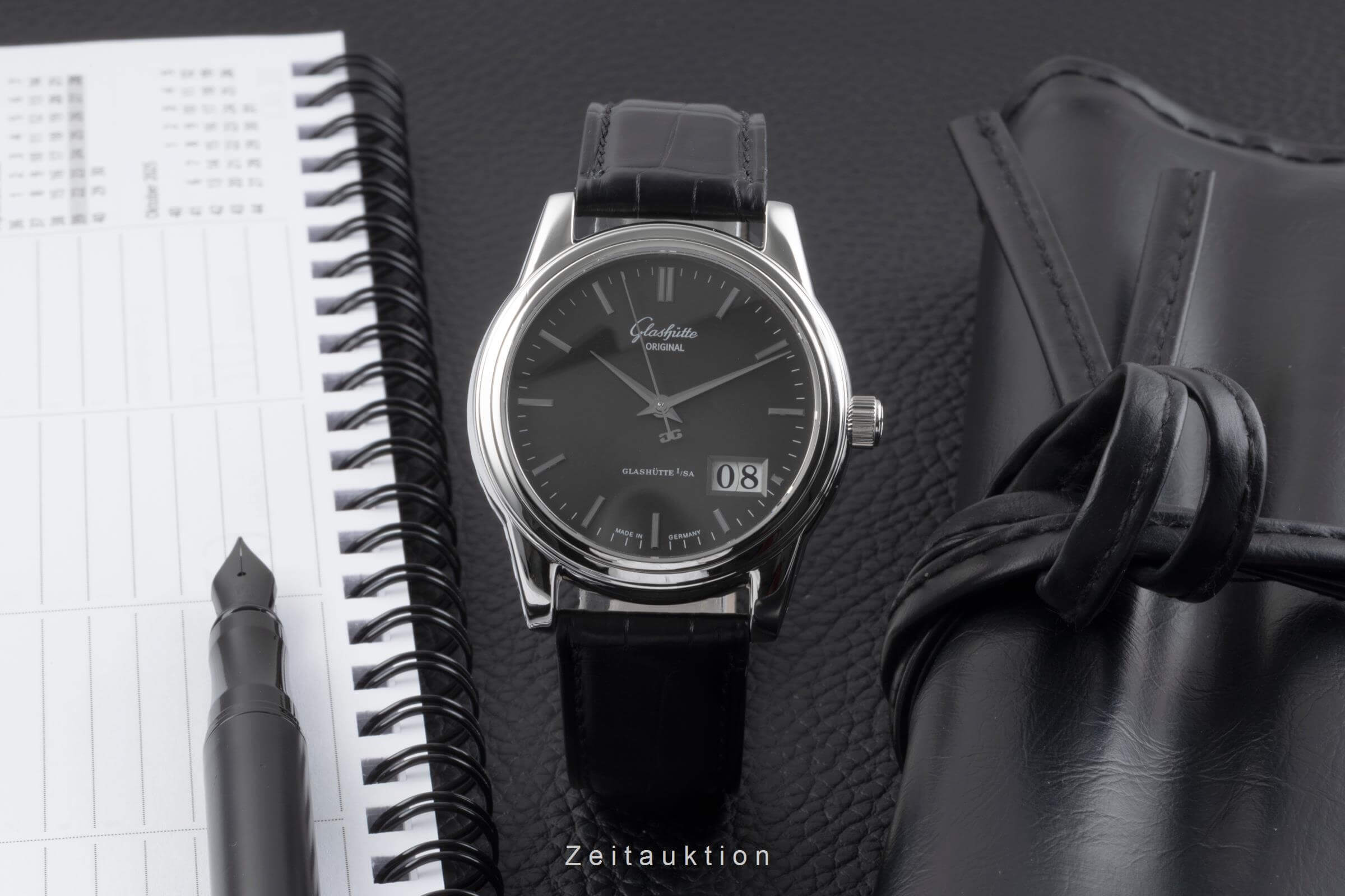 Glashütte Original Senator steel automatic Kal. GUB 39-41 Ref. 39.42.14.24.04  | Zeitauktion