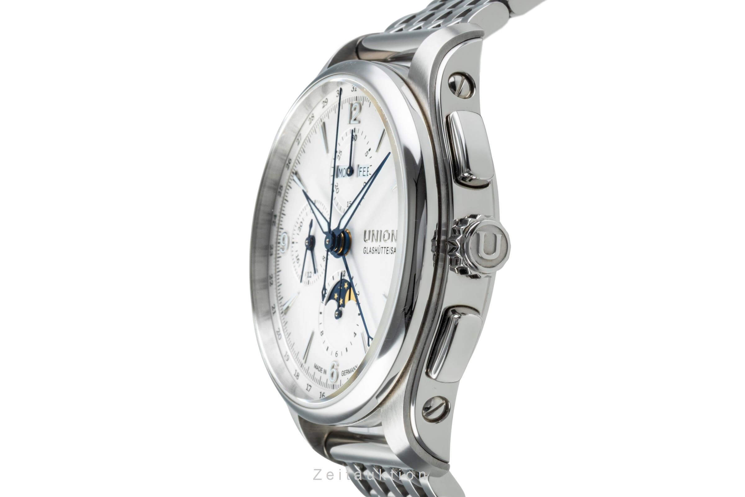 Union Glashütte Belisar cronografo acciaio automatismo Kal. UNG 25.S1 Ref. D009.425.16.017.00  | Zeitauktion