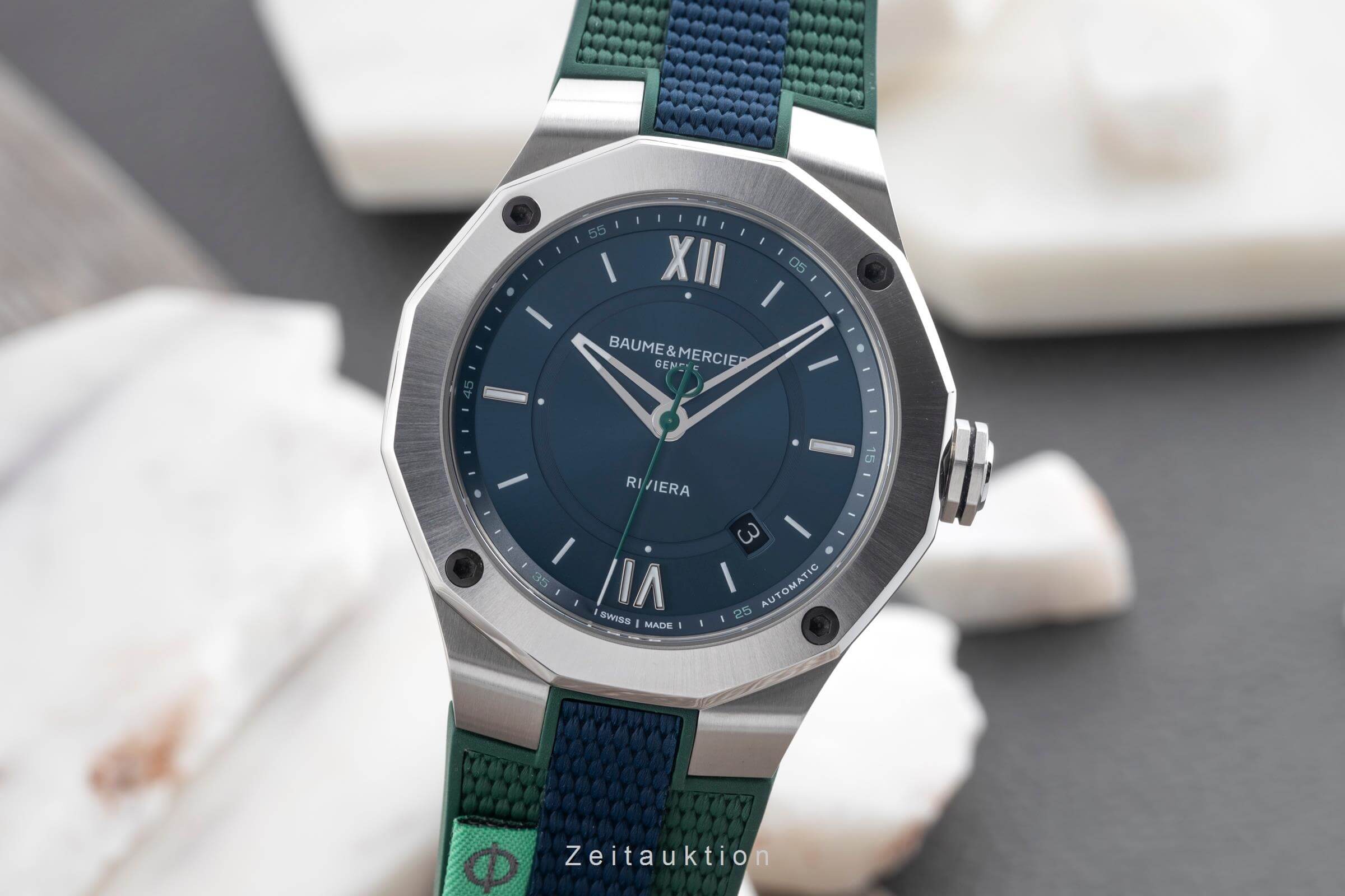 Baume & Mercier Riviera Stahl Automatik Kal. BM 11200 Ref. M0A10688, 65922  | Zeitauktion