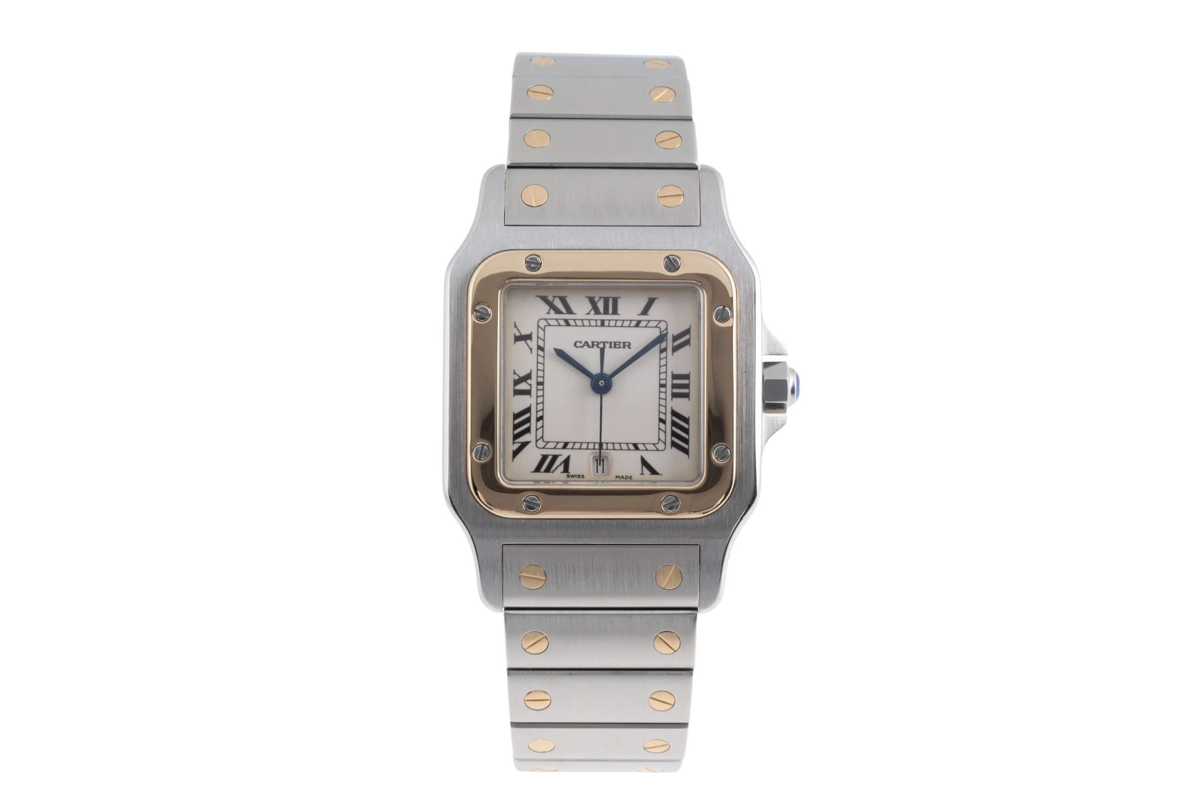 Cartier Santos acier / or  quartz Kal. 687 Ref. W20011C4  | Zeitauktion