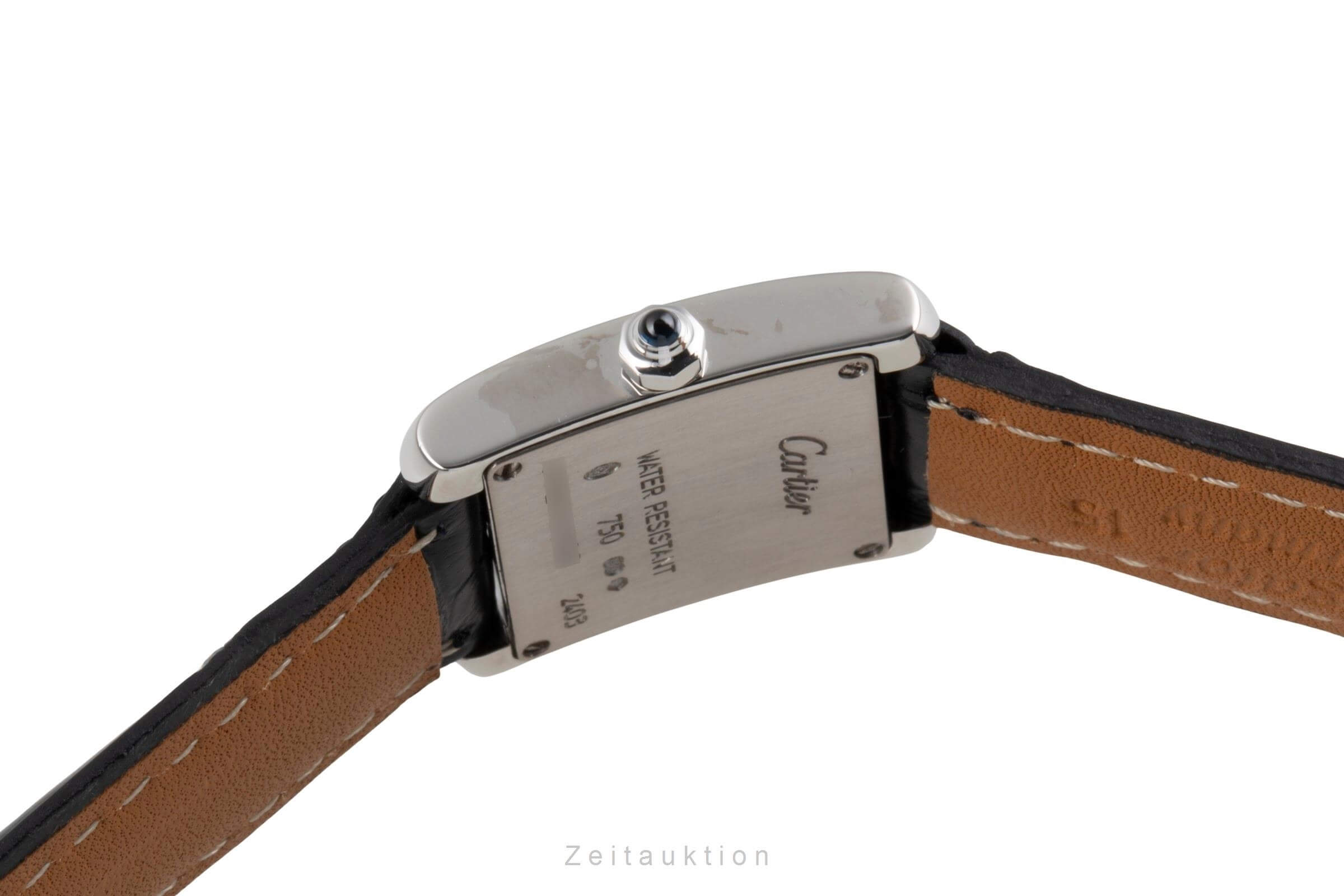 Cartier Tank Francaise or blanc 18 ct quartz Kal. 057 Ref. W50012S3  | Zeitauktion