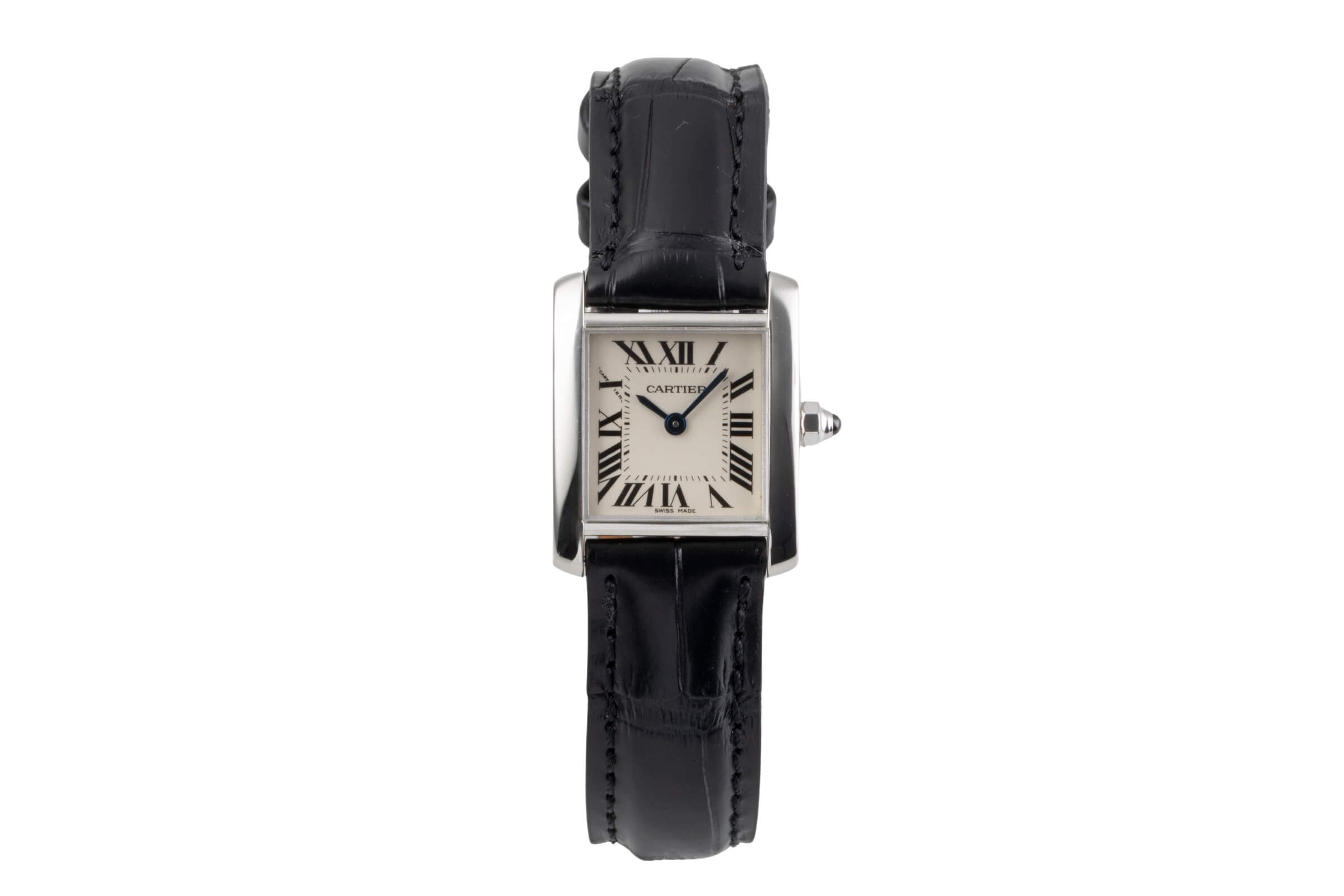 Cartier Tank Francaise 18 ct white gold quartz Kal. 057 Ref. W50012S3  | Zeitauktion