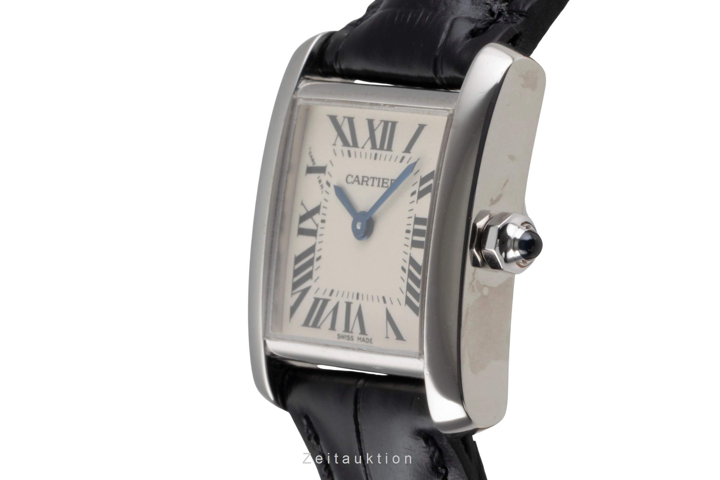 Cartier Tank Francaise or blanc 18 ct quartz Kal. 057 Ref. W50012S3  | Zeitauktion