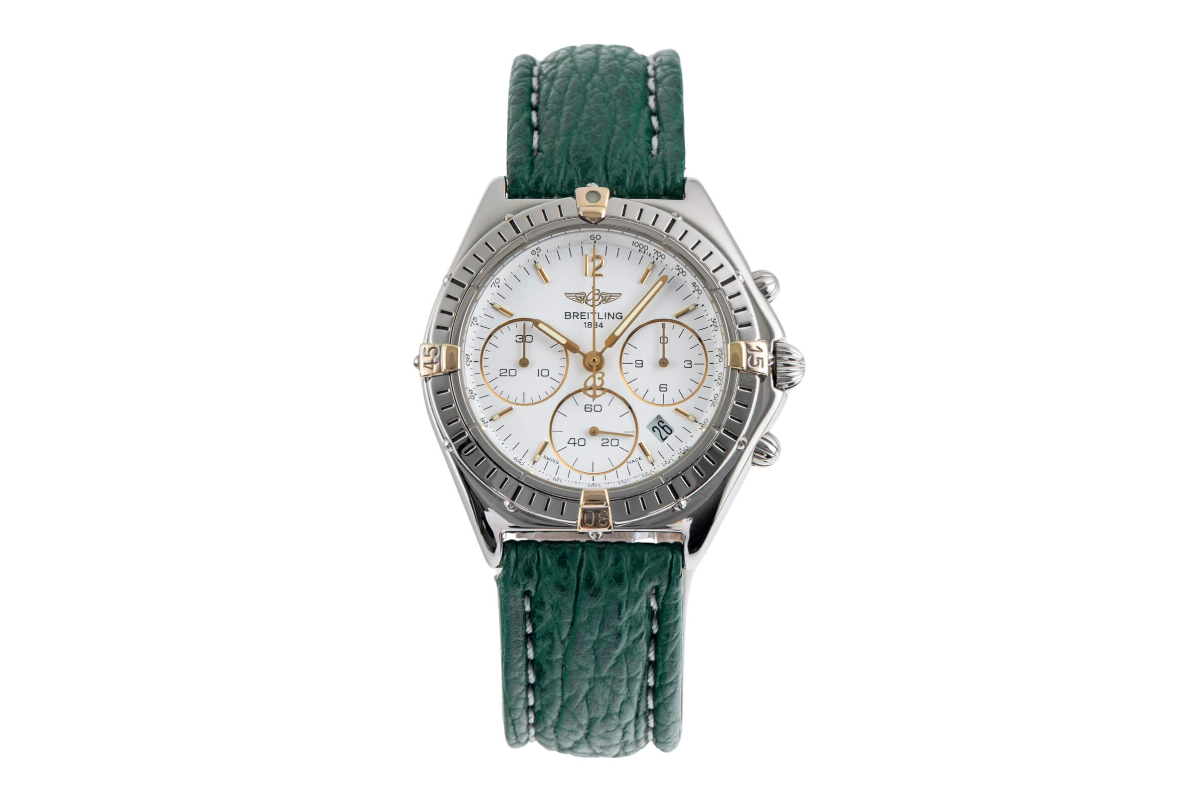 Breitling Sextant Chronograph Stahl / vergoldet Quarz Kal. 1270 Ref. B55046  | Zeitauktion