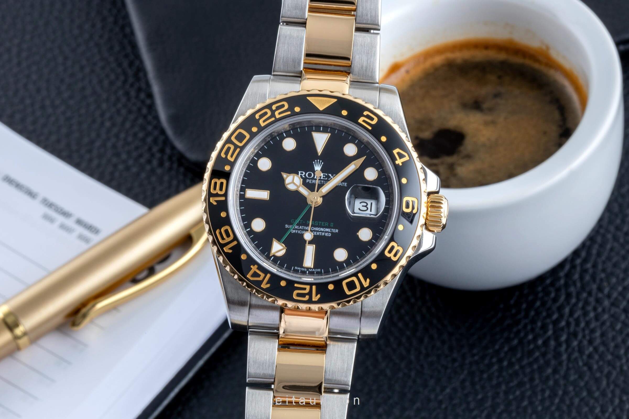 Rolex GMT-Master II Stahl / Gold Automatik Kal. 3186 Ref. 116713LN  | Zeitauktion