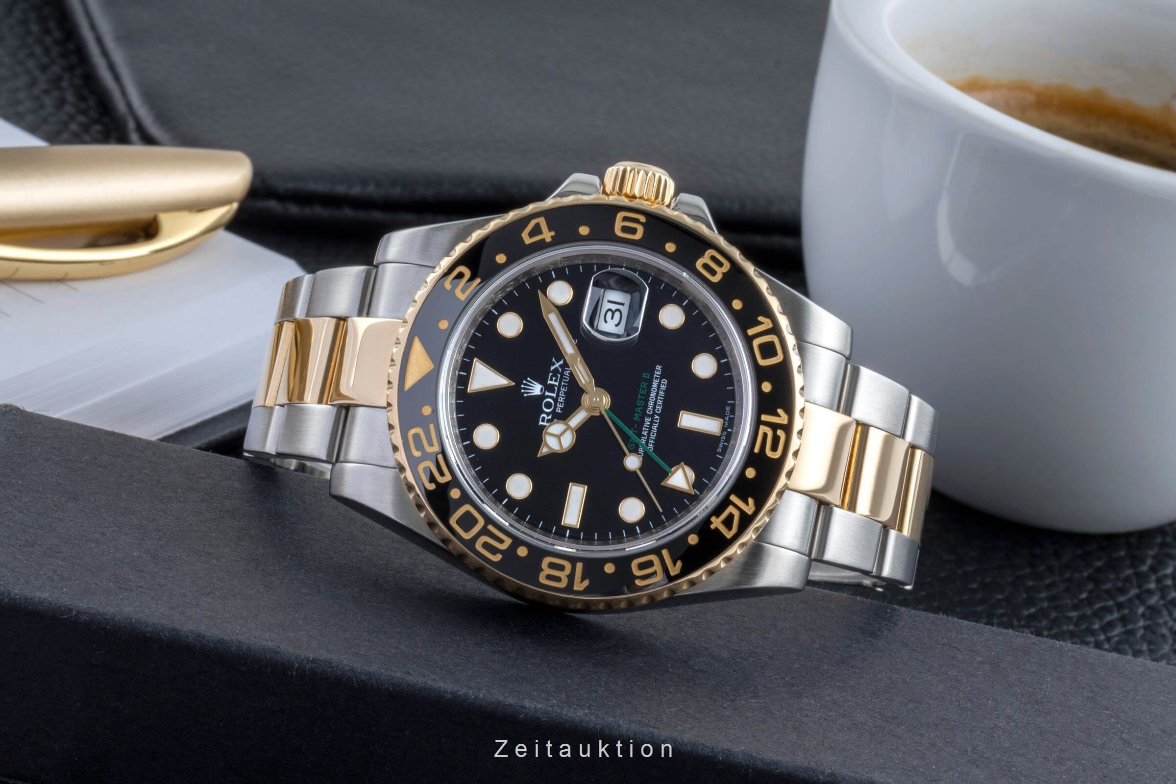 Rolex GMT-Master II Stahl / Gold Automatik Kal. 3186 Ref. 116713LN  | Zeitauktion