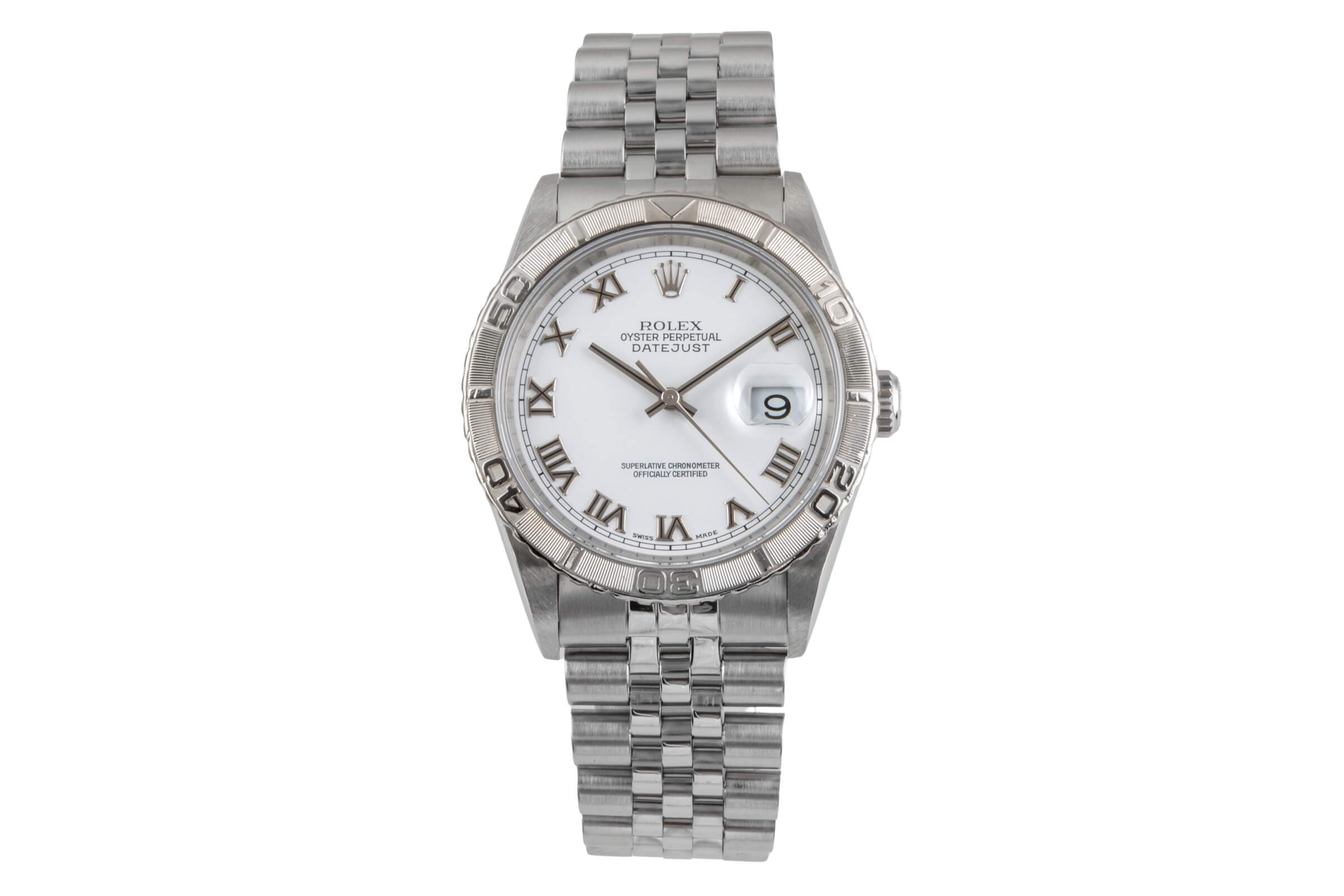 Rolex Datejust Turn-O-Graph steel / white gold automatic Kal. 3135 Ref. 16264  | Zeitauktion