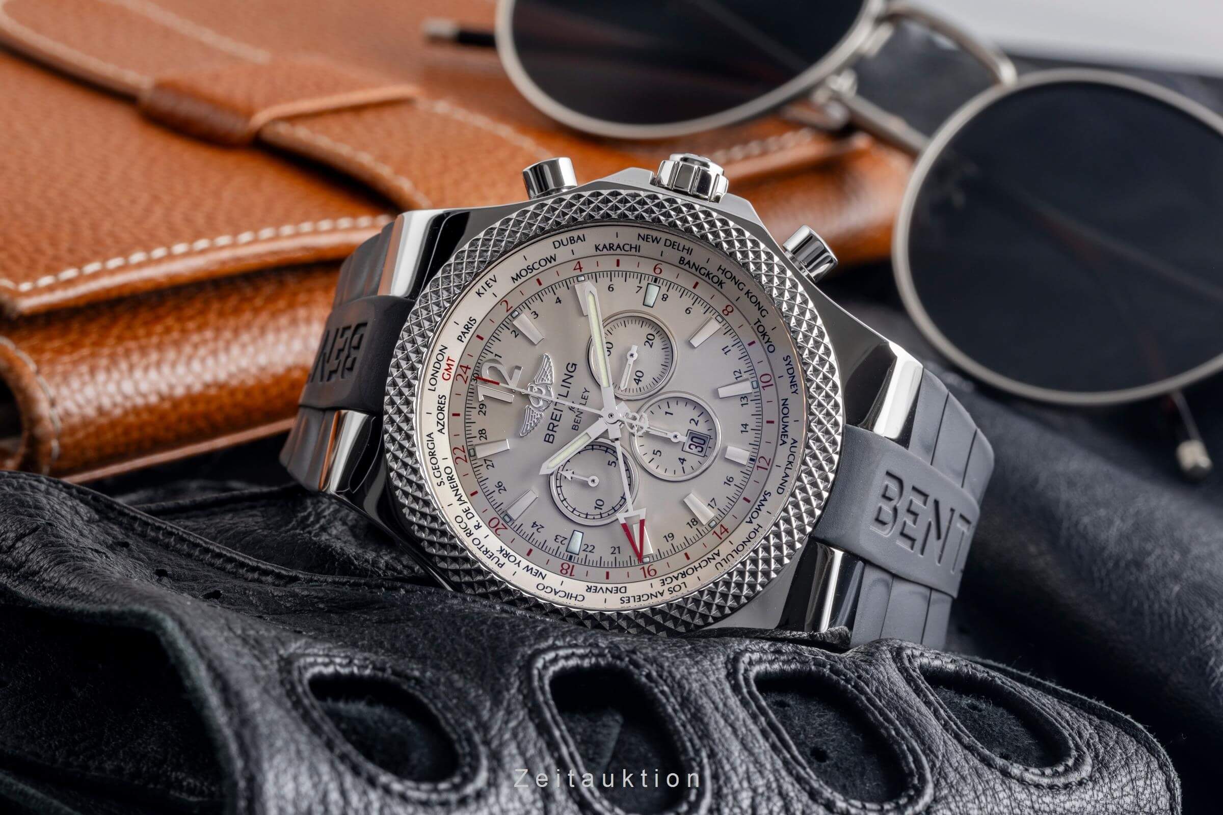 Breitling Bentley cronografo acciaio automatismo Kal. B47 Ref. A4736212/G657  | Zeitauktion
