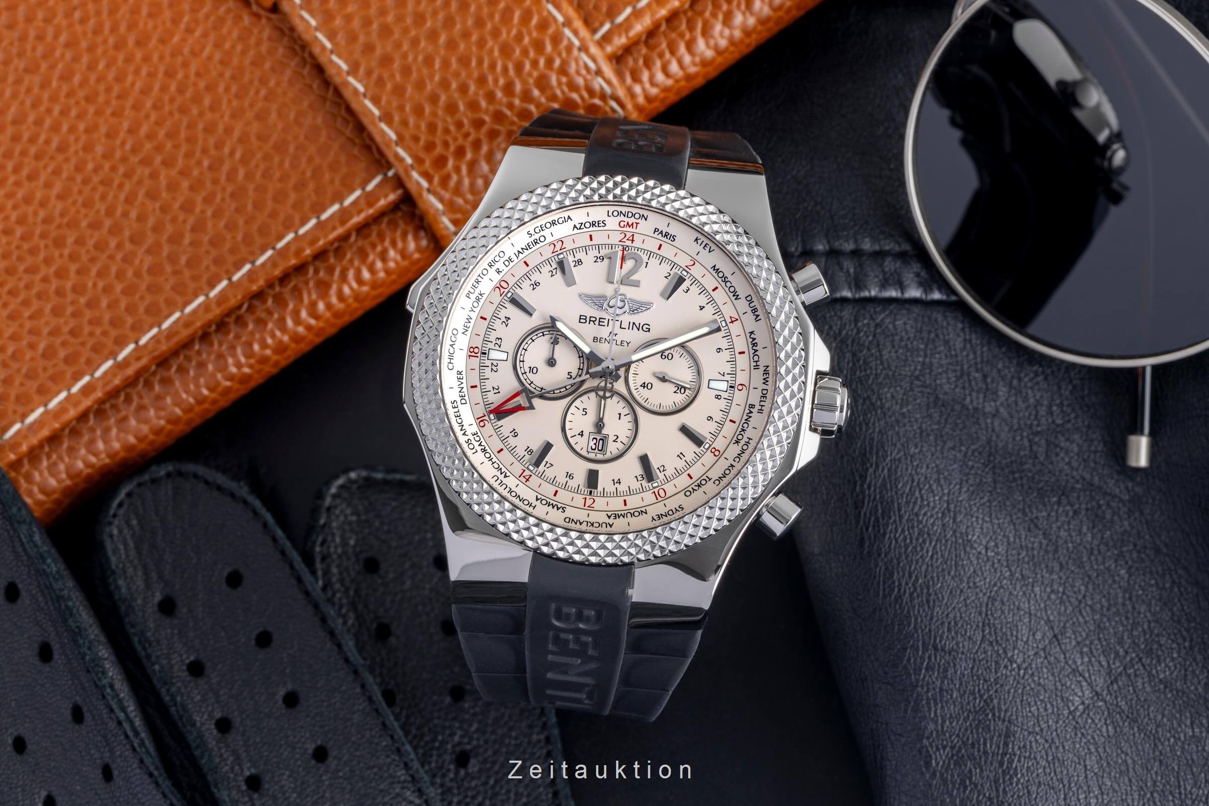 Breitling Bentley cronografo acciaio automatismo Kal. B47 Ref. A4736212/G657  | Zeitauktion