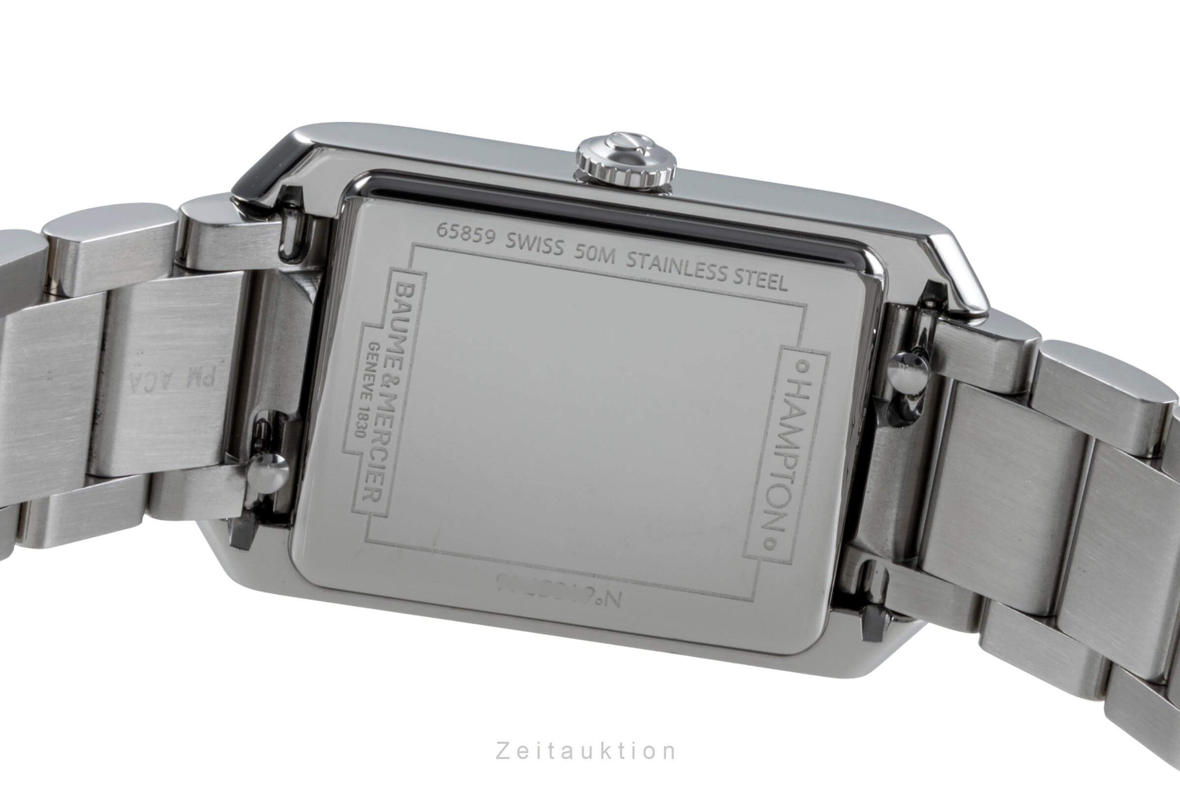 Baume & Mercier Hampton acier quartz Kal. BM 7057 Ref. M0A10474  | Zeitauktion