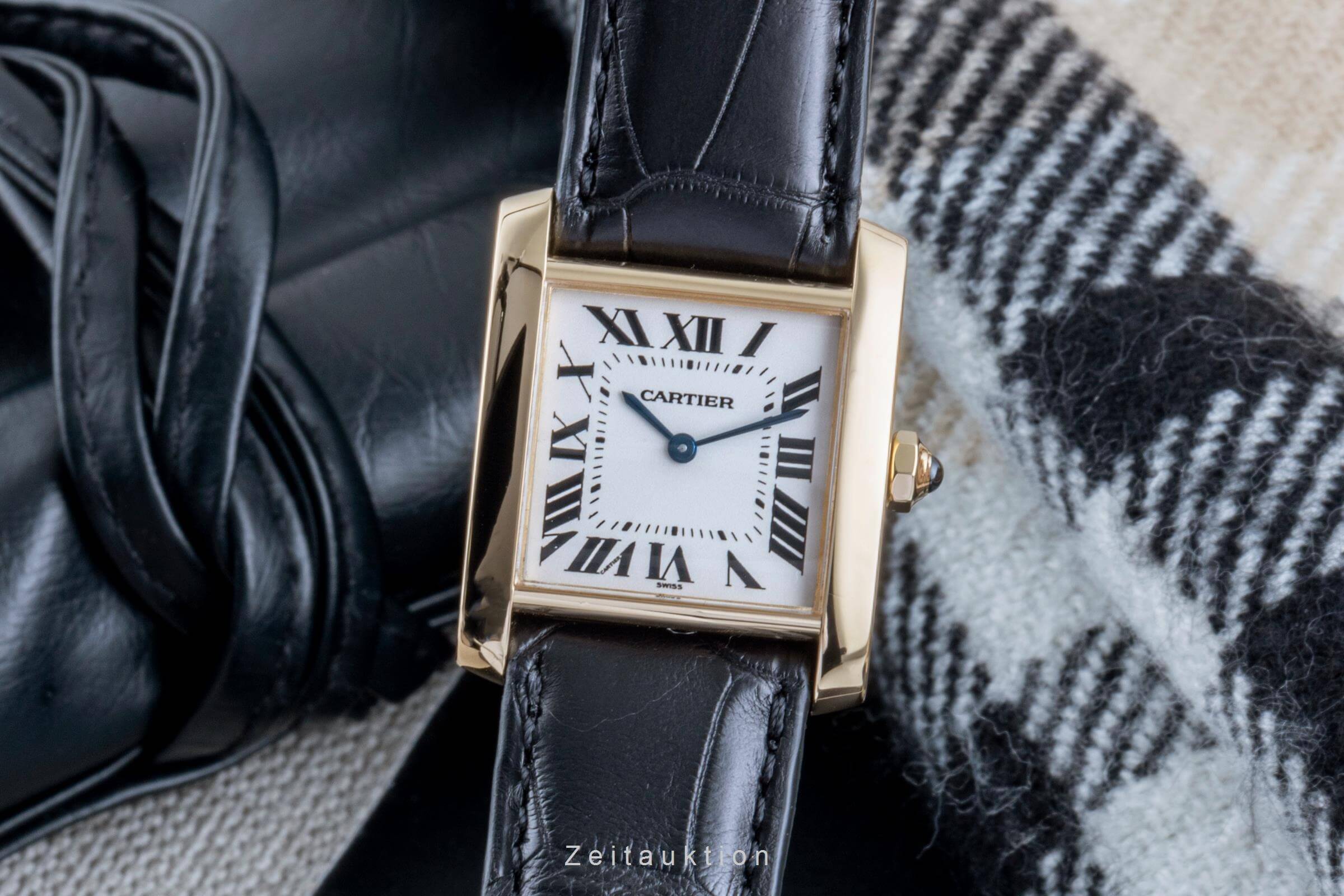 Cartier Tank Francaise 18k Gold Quarz Kal. 157 Ref. W50003N2  | Zeitauktion