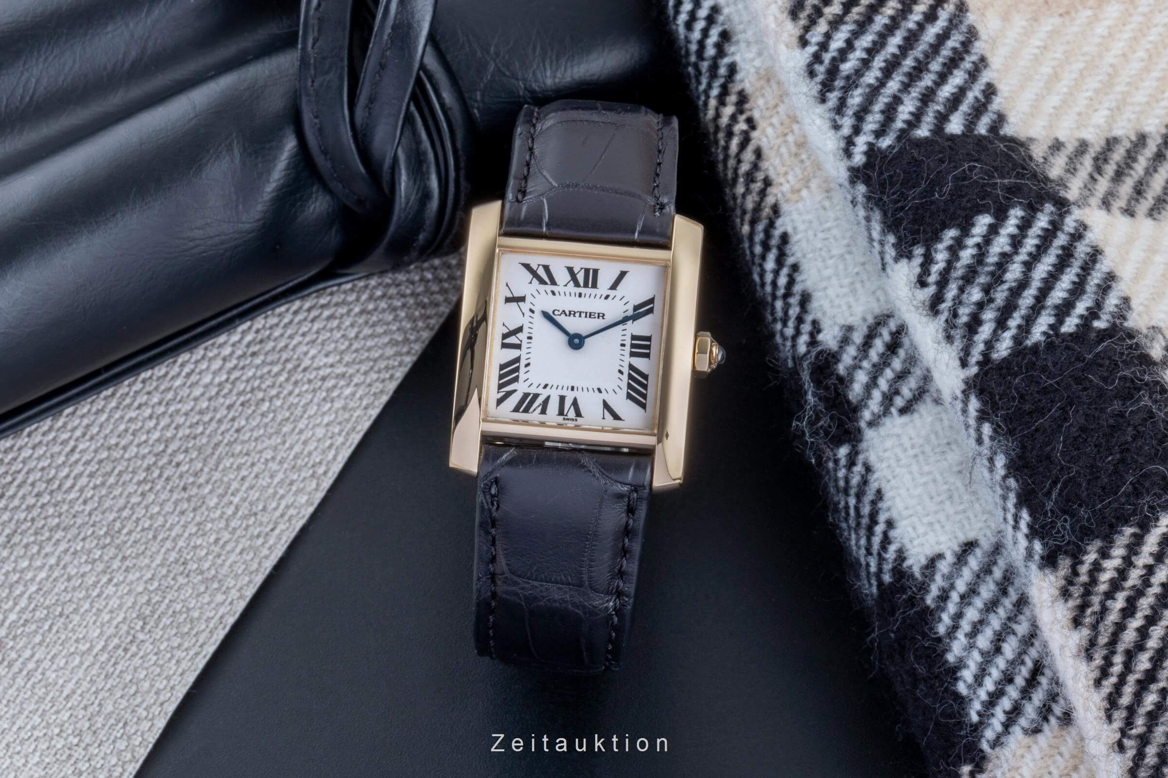 Cartier Tank Francaise 18k Gold Quarz Kal. 157 Ref. W50003N2  | Zeitauktion