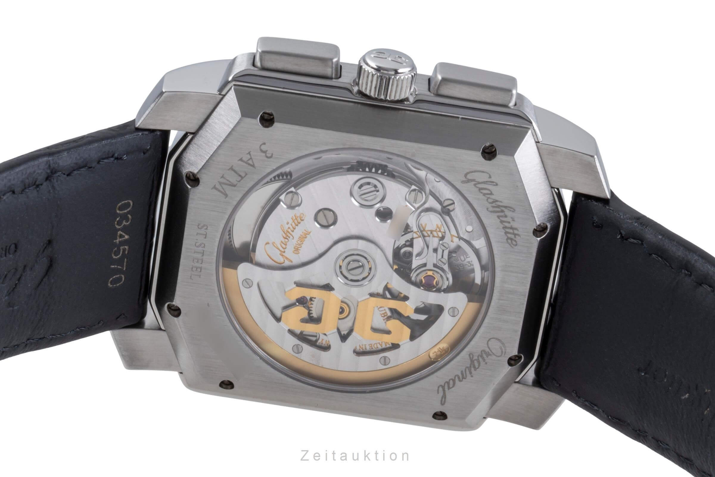 Glashütte Original * chronograph steel automatic Kal. GUB 39-32 Ref. 39-32-17-04  | Zeitauktion