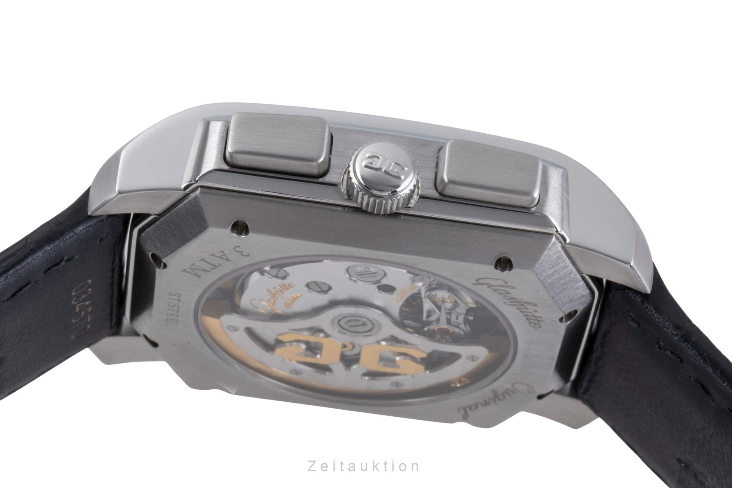 Glashütte Original * chronograph steel automatic Kal. GUB 39-32 Ref. 39-32-17-04  | Zeitauktion
