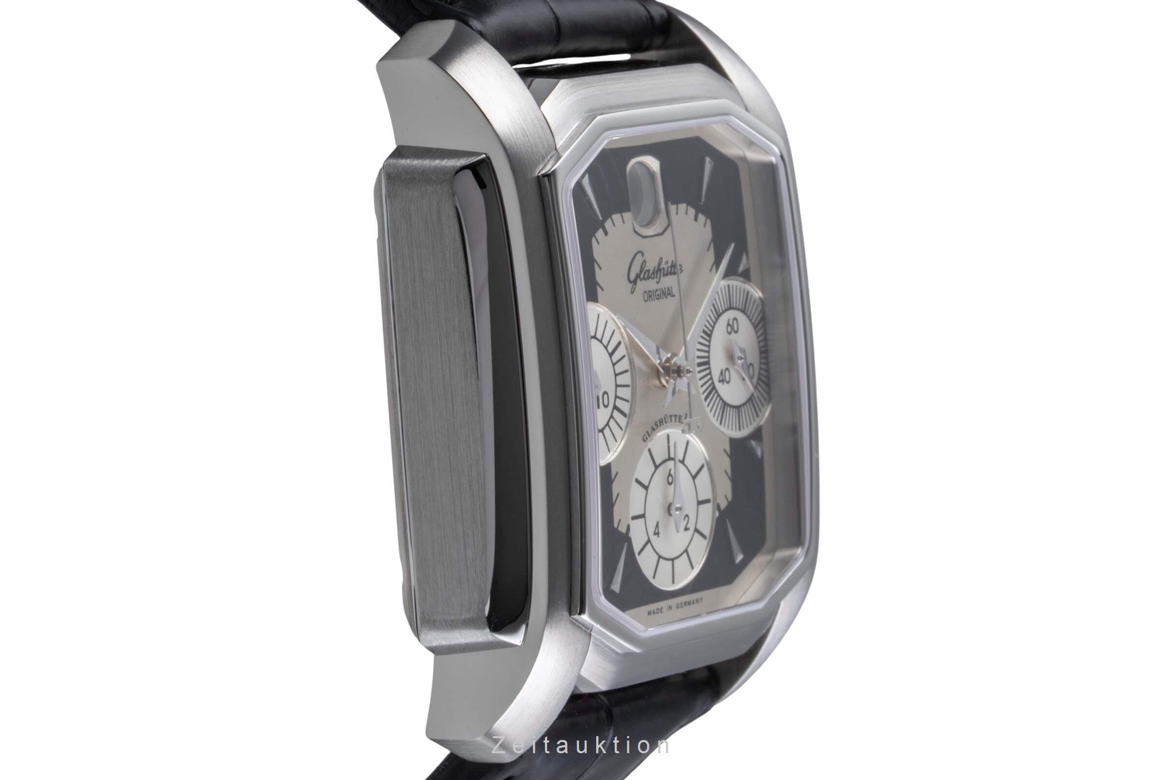 Glashütte Original * chronograph steel automatic Kal. GUB 39-32 Ref. 39-32-17-04  | Zeitauktion