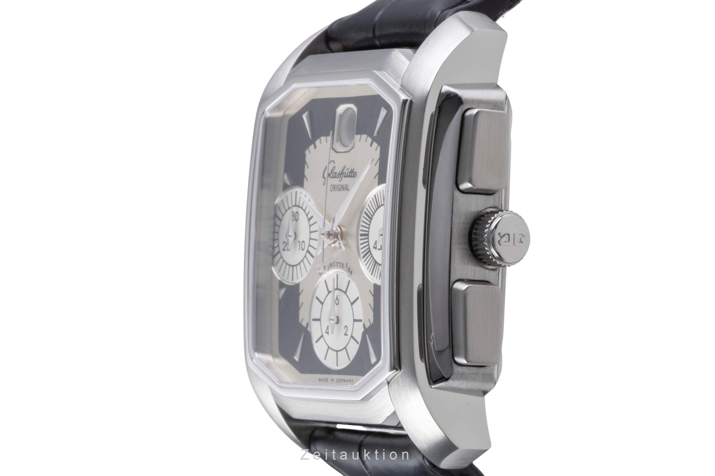 Glashütte Original * chronograph steel automatic Kal. GUB 39-32 Ref. 39-32-17-04  | Zeitauktion