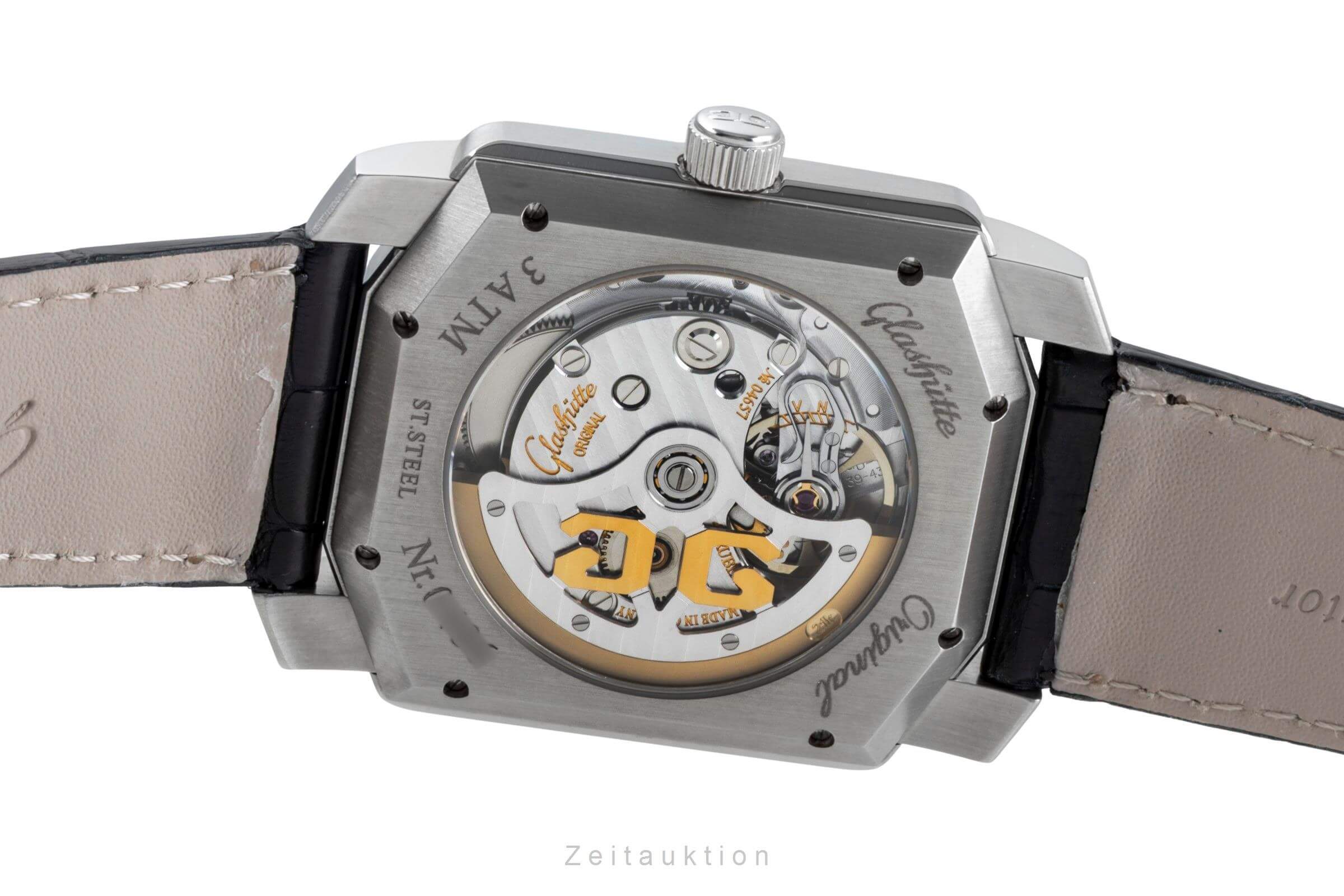 Glashütte Original * acier automatique Kal. GUB 39-43 Ref. 39-43-05-04-04  | Zeitauktion