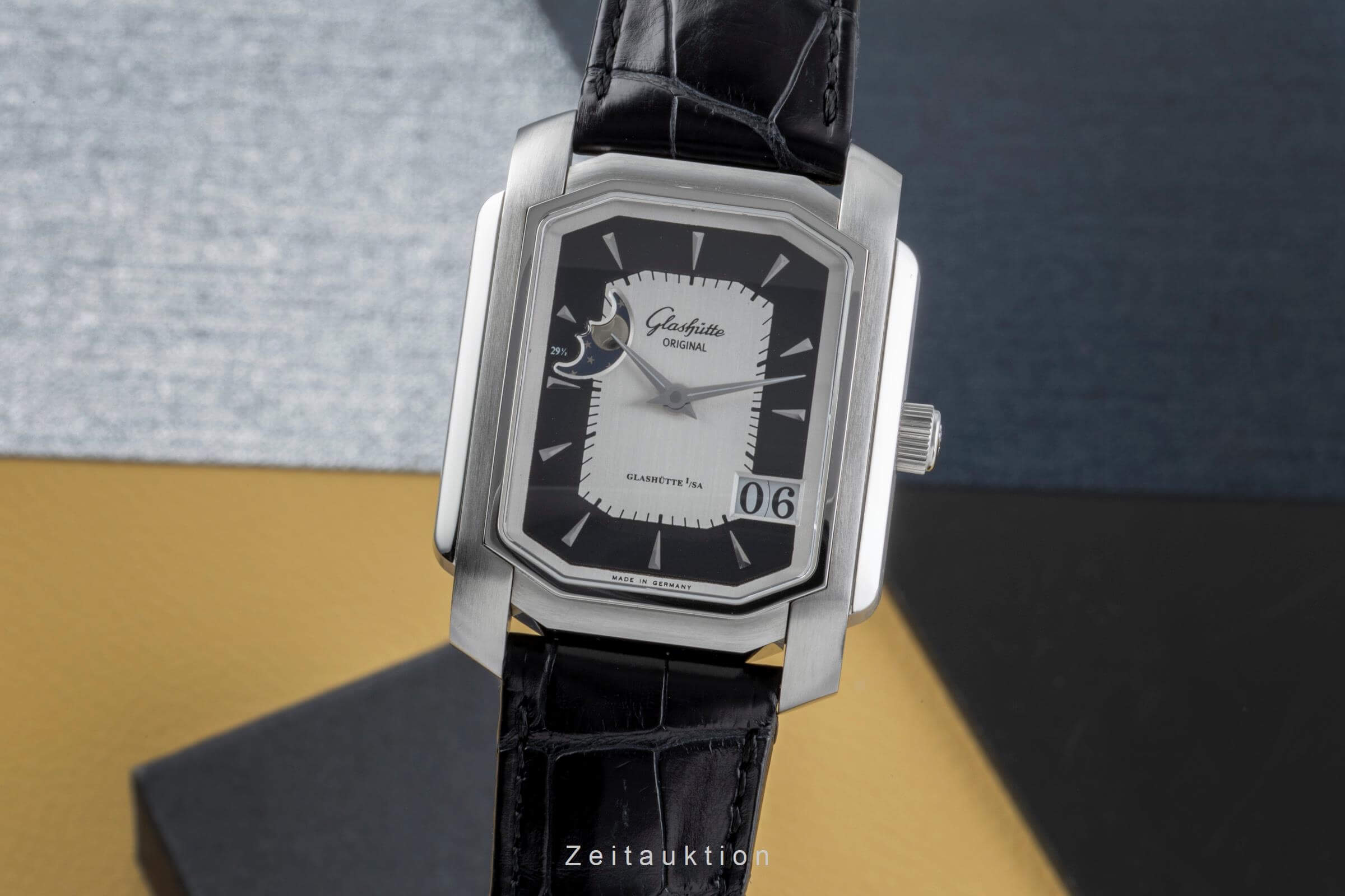 Glashütte Original * acier automatique Kal. GUB 39-43 Ref. 39-43-05-04-04  | Zeitauktion