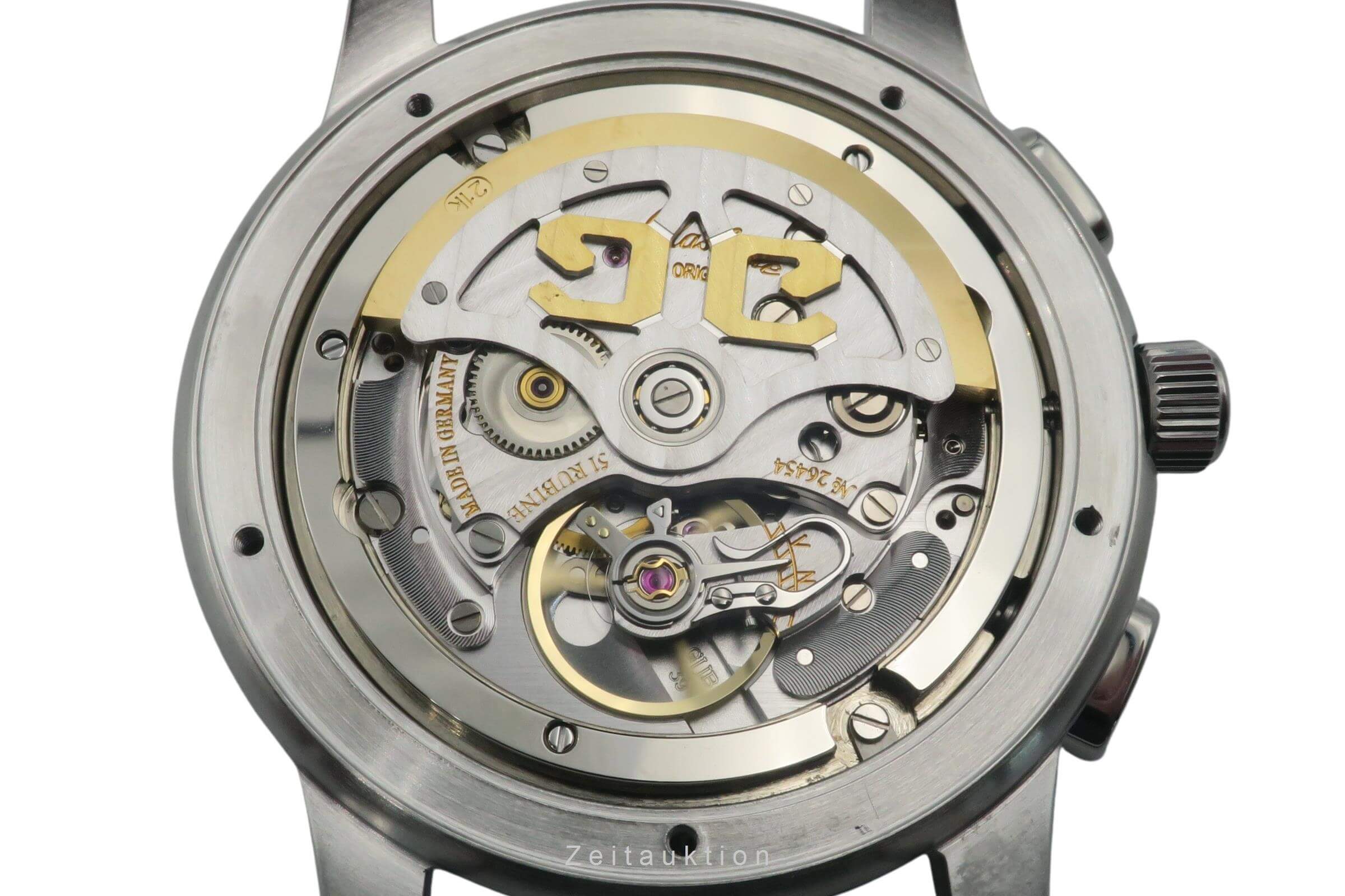 Glashütte Original Senator chronographe acier automatique Kal. GUB 39 Ref. 39-32-11-13-04  | Zeitauktion