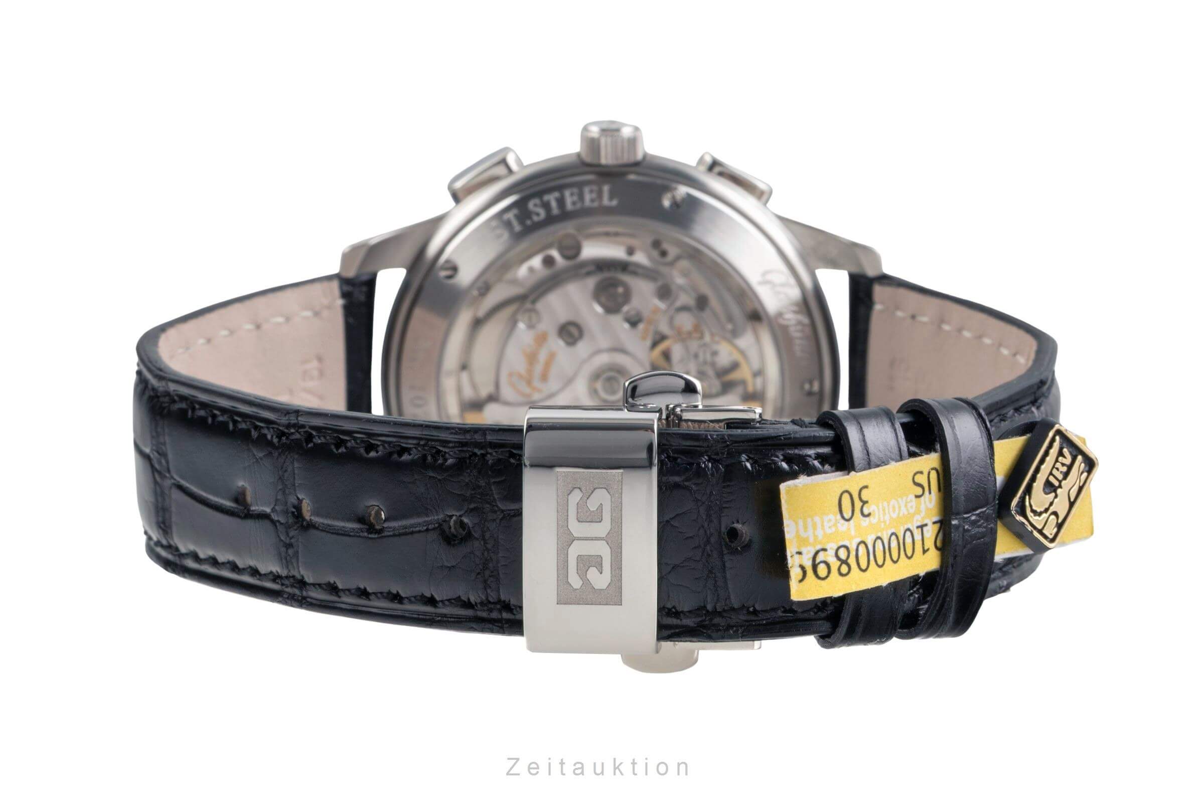 Glashütte Original Senator chronographe acier automatique Kal. GUB 39 Ref. 39-32-11-13-04  | Zeitauktion