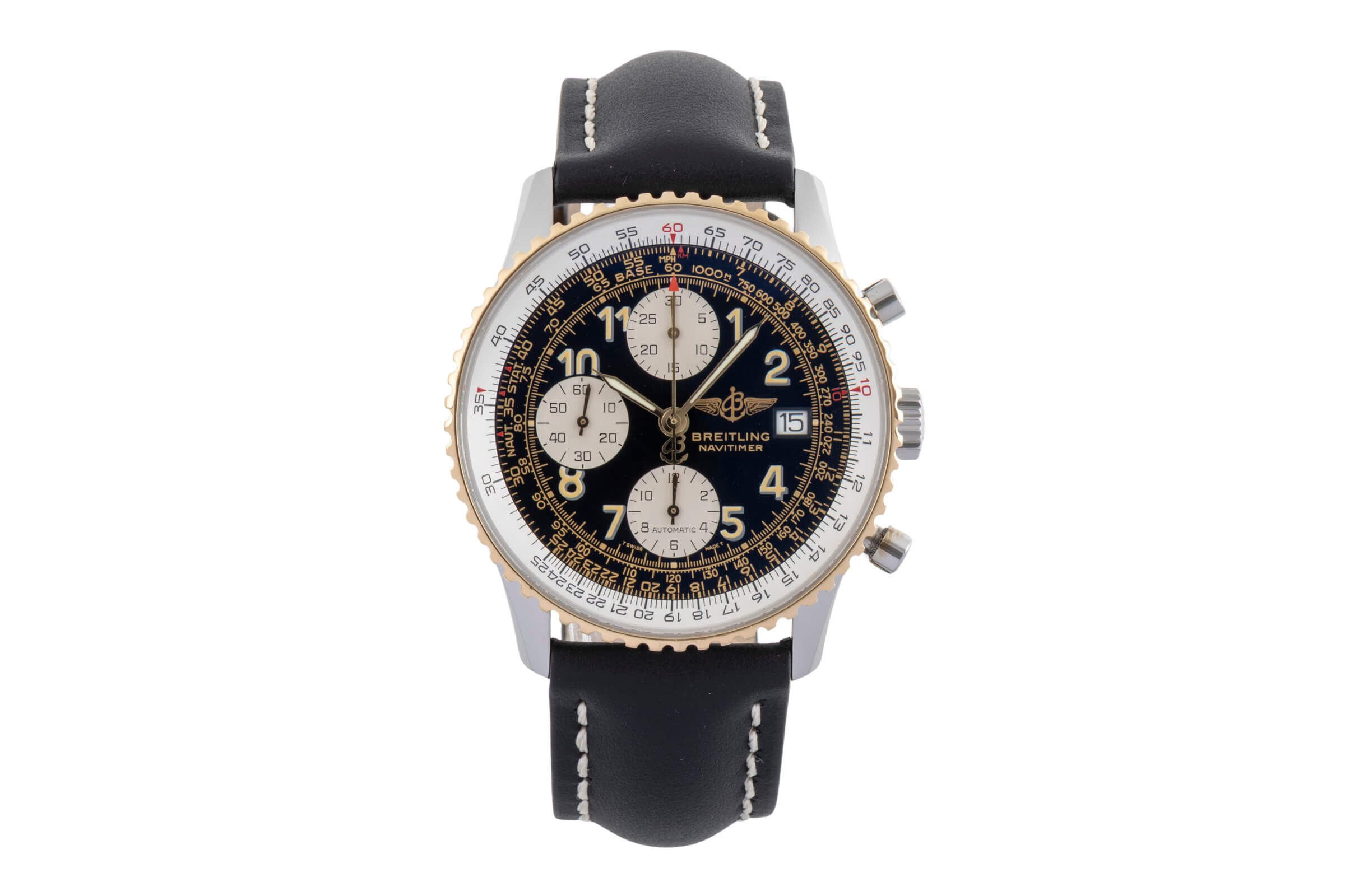 Breitling Old Navitimer Chronograph Stahl / Gold Automatik Kal. B13 Ref. D13022  | Zeitauktion