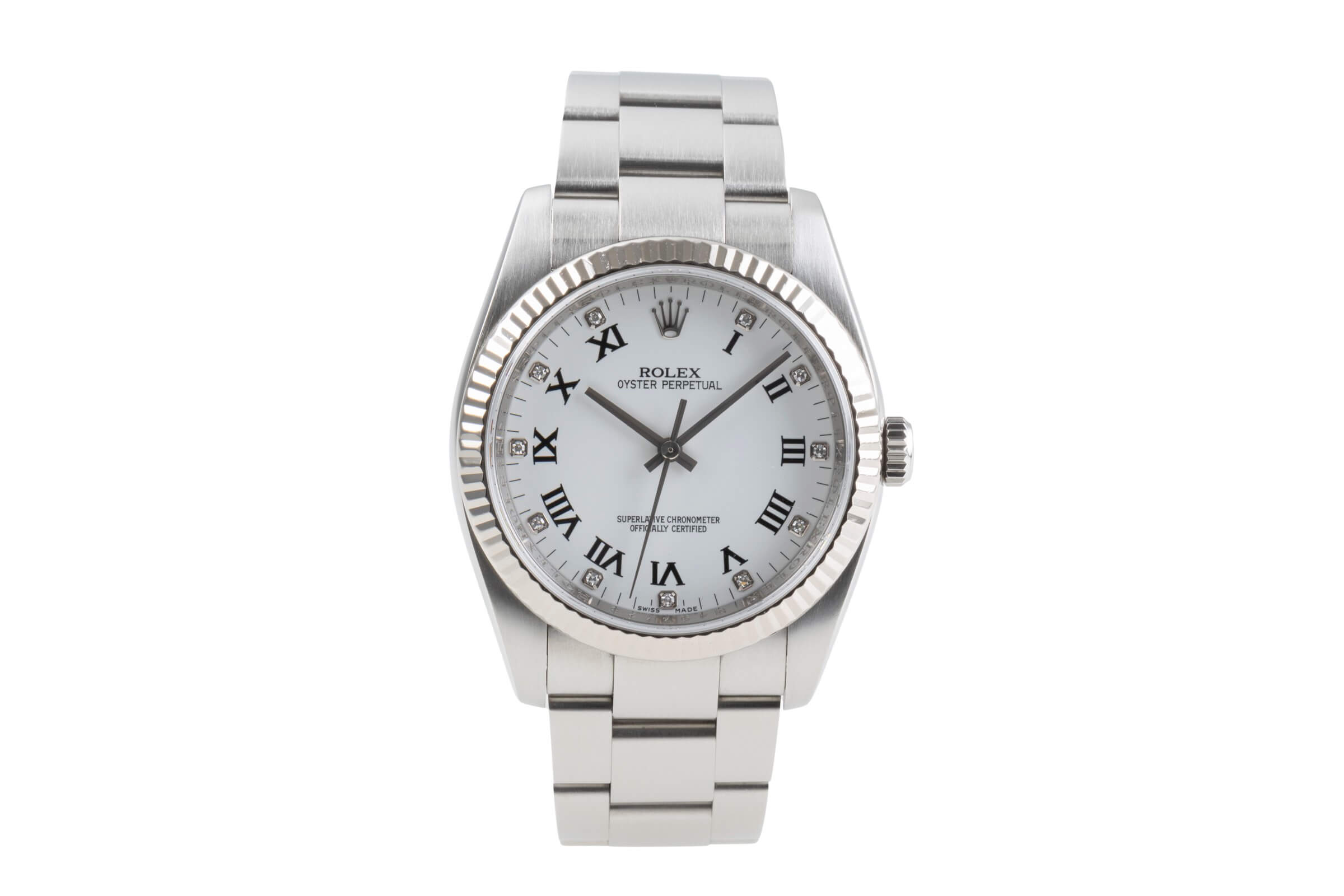 Rolex Oyster Perpetual Stahl / Weissgold Automatik Kal. 3130 Ref. 116034  | Zeitauktion