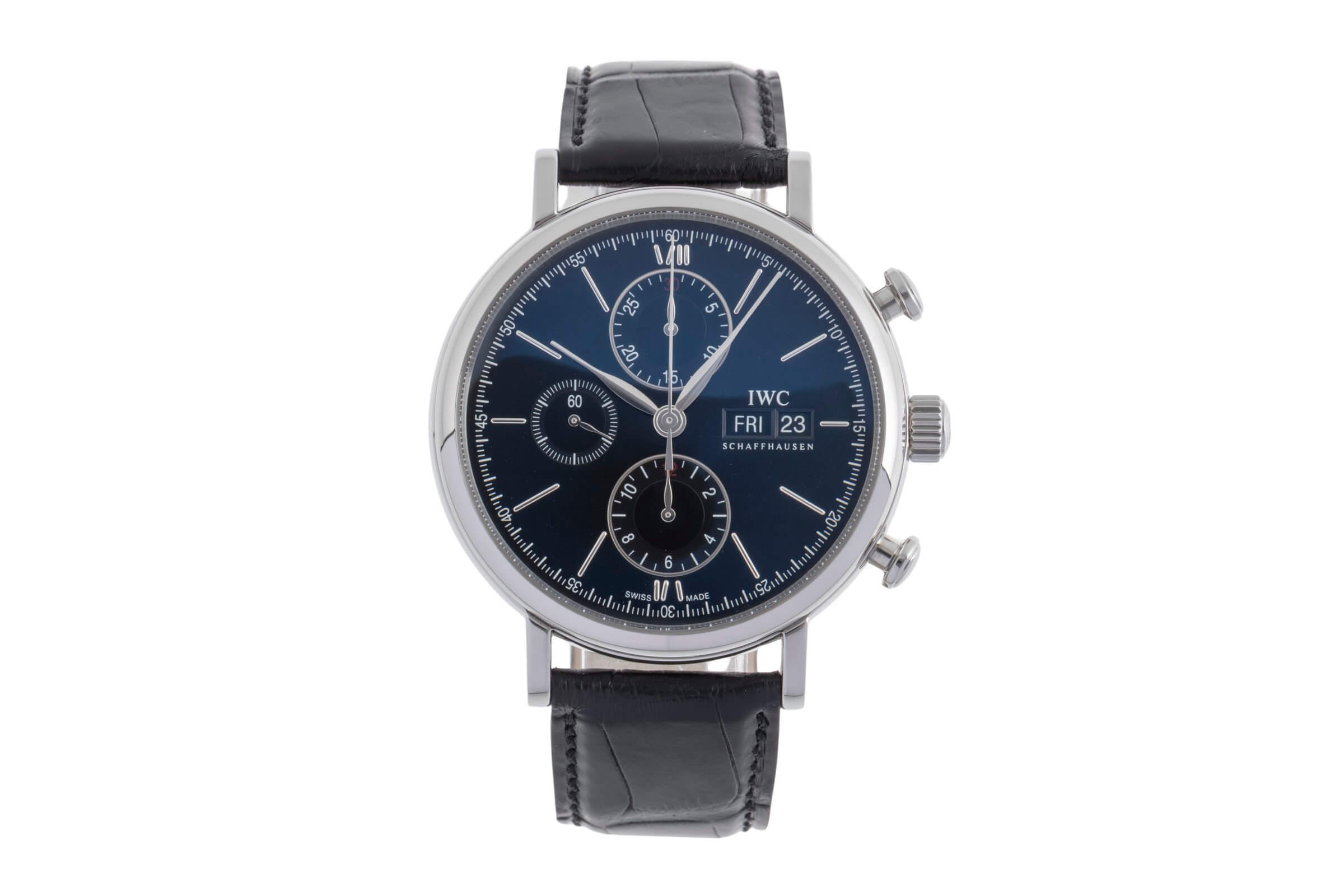 IWC Portofino chronographe acier automatique Kal. C.75320 Ref. IW391010  | Zeitauktion