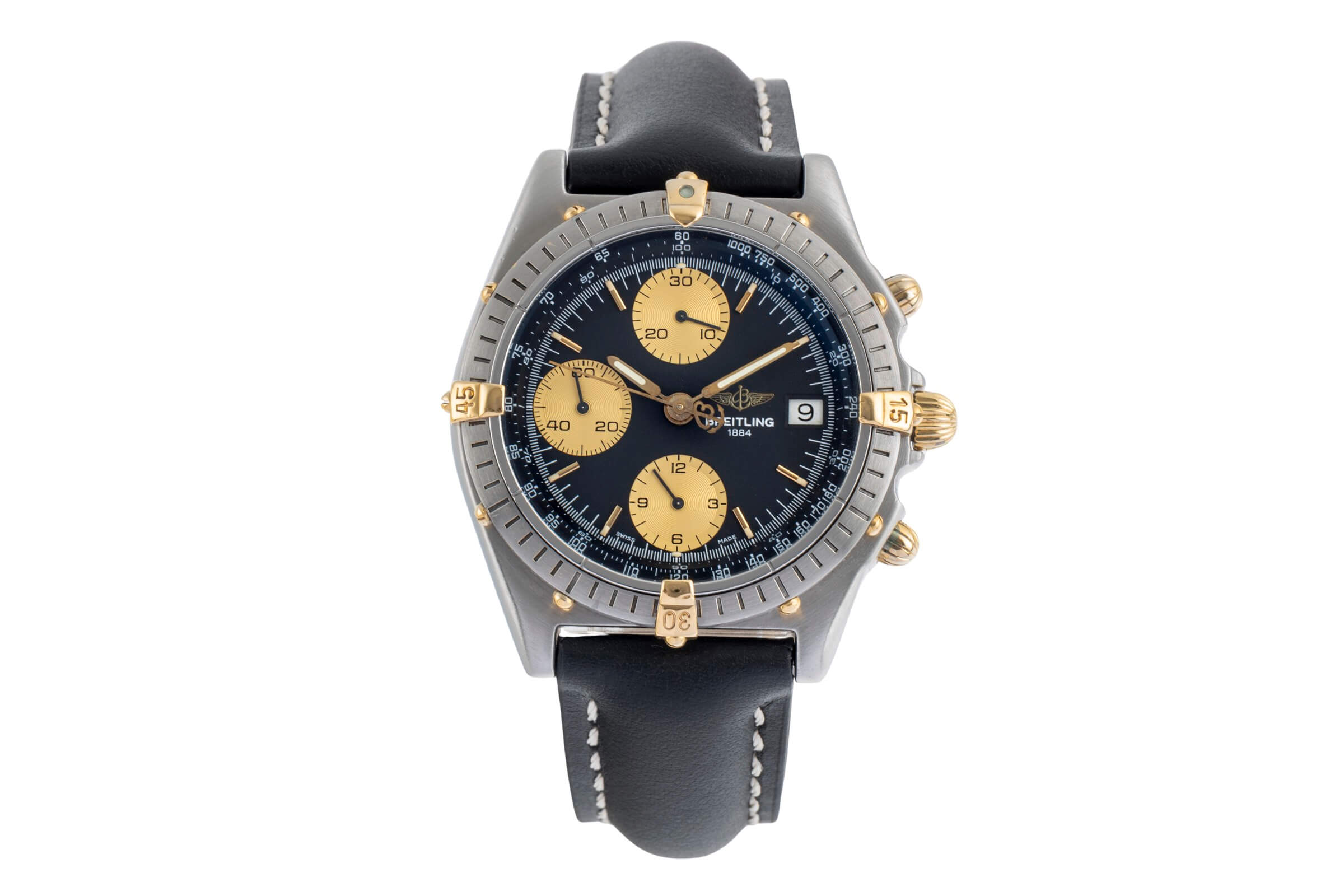 Breitling Chronomat chronograph gilt / steel automatic Kal. B13 Ref. B13047  | Zeitauktion