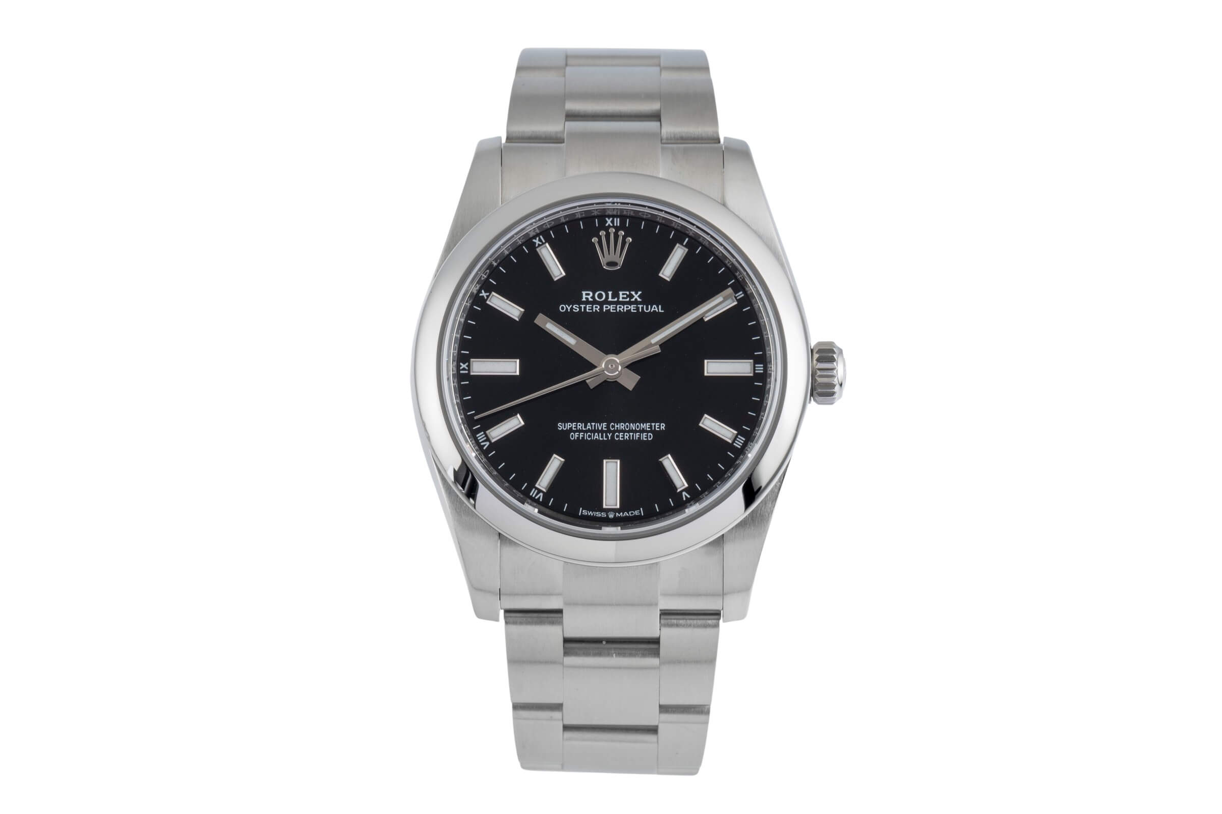 Rolex Oyster Perpetual Stahl Automatik Kal. 2232 Ref. 124200  | Zeitauktion
