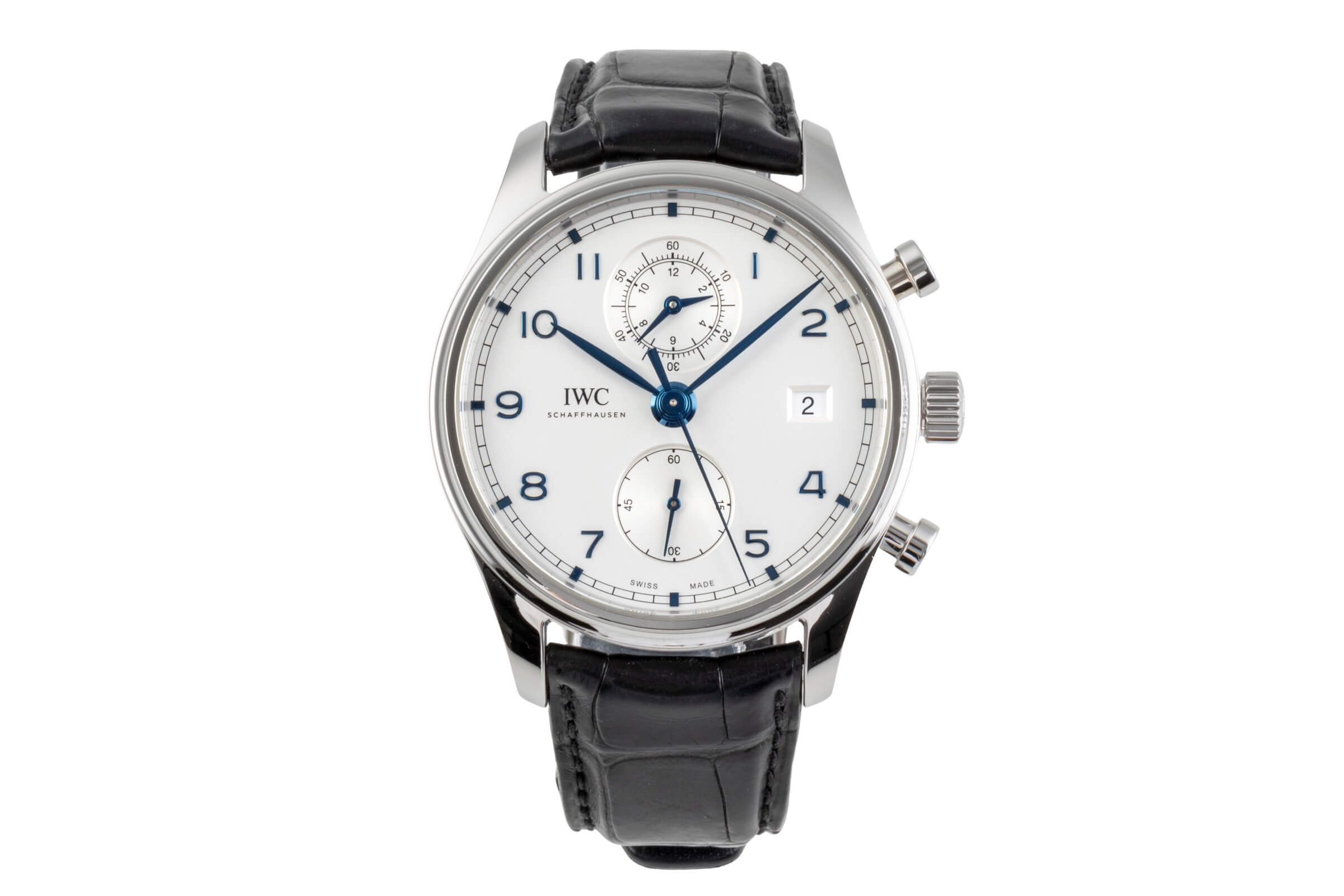 IWC Portugieser chronograph steel automatic Kal. C.89361 Ref. IW390302  | Zeitauktion
