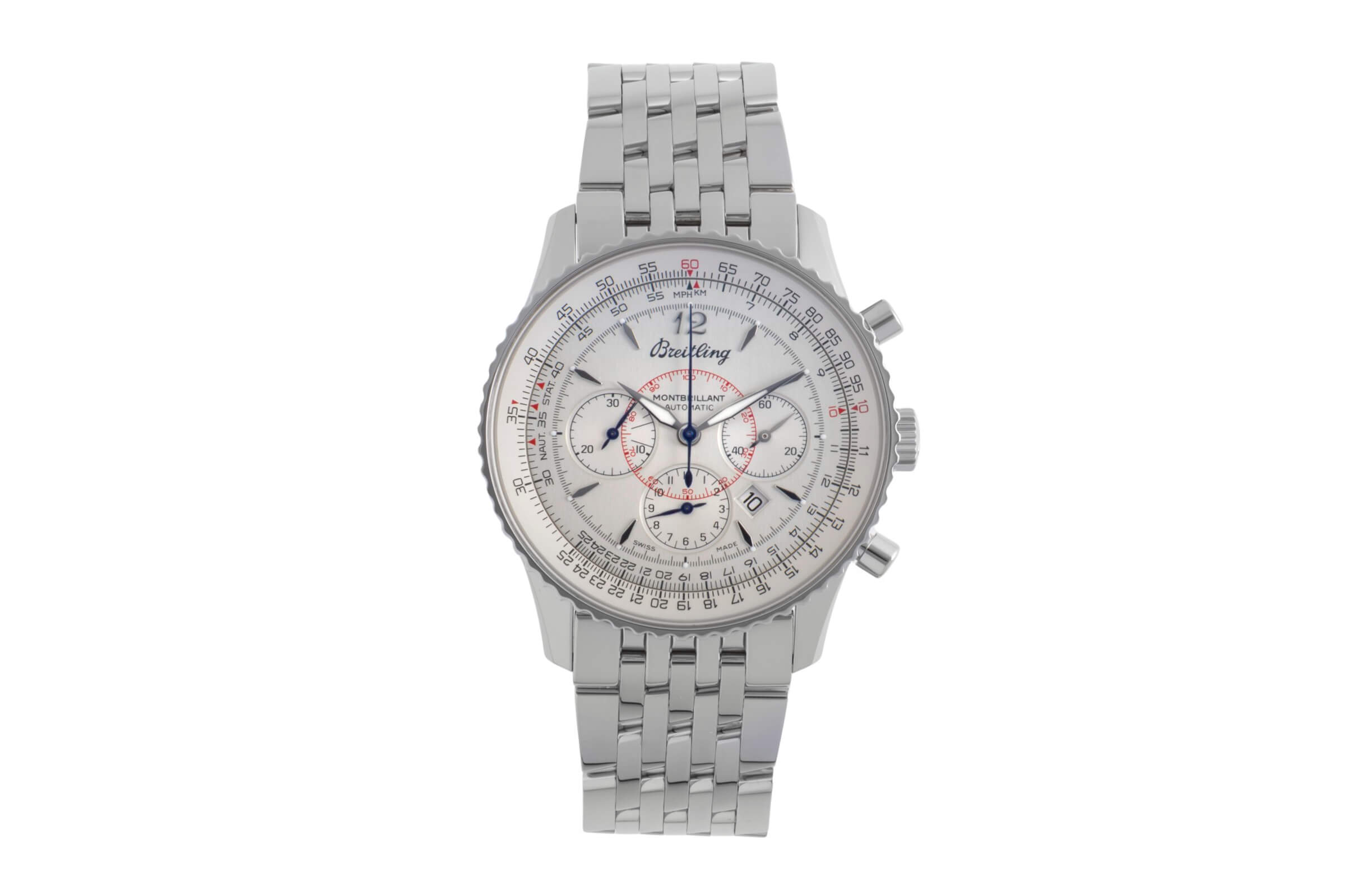 Breitling Montbrillant chronographe acier automatique Kal. B41 Ref. A4137012/G789  | Zeitauktion