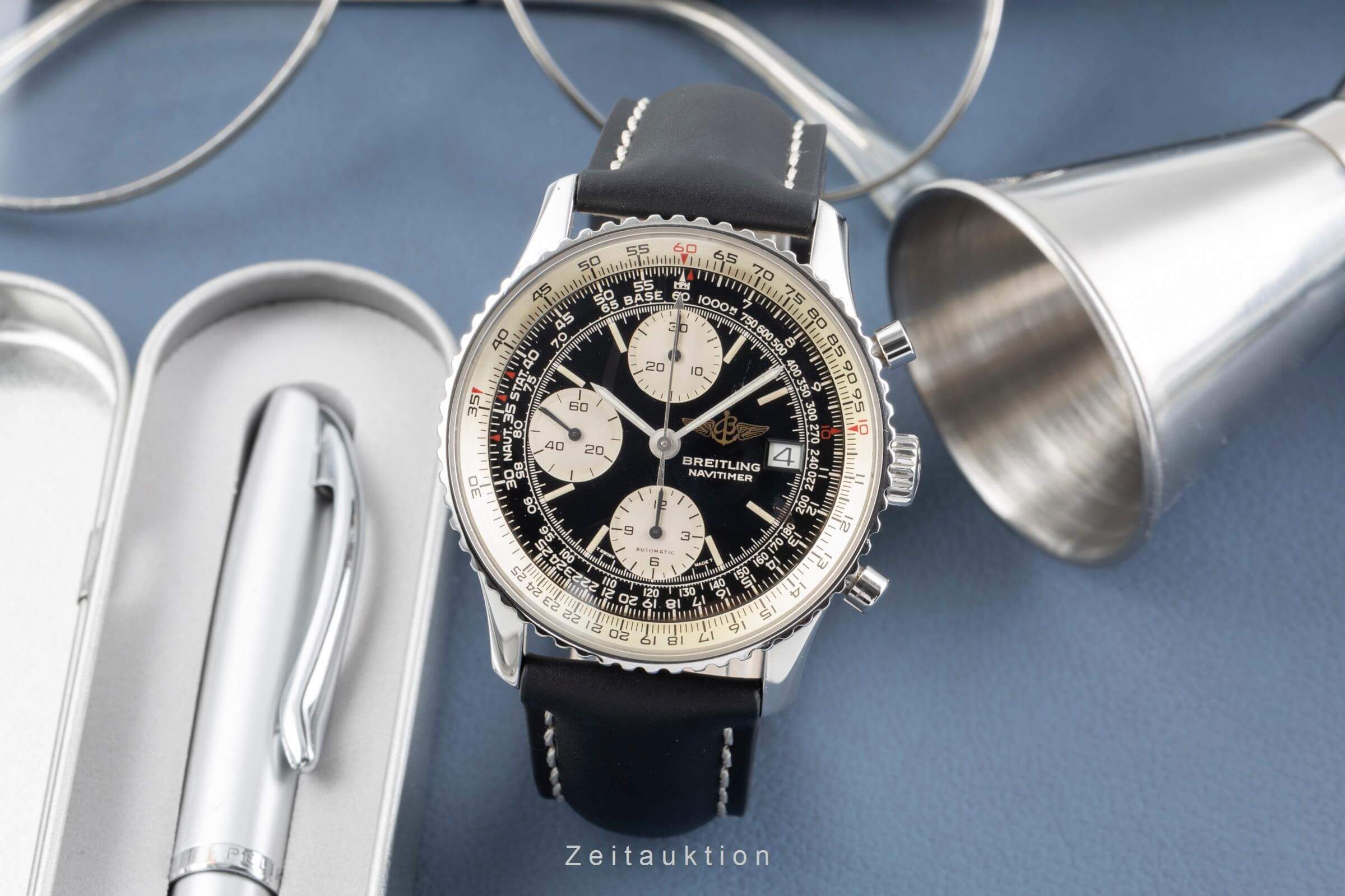 Breitling Old Navitimer chronograph steel automatic Kal. B13 Ref. A13022  | Zeitauktion