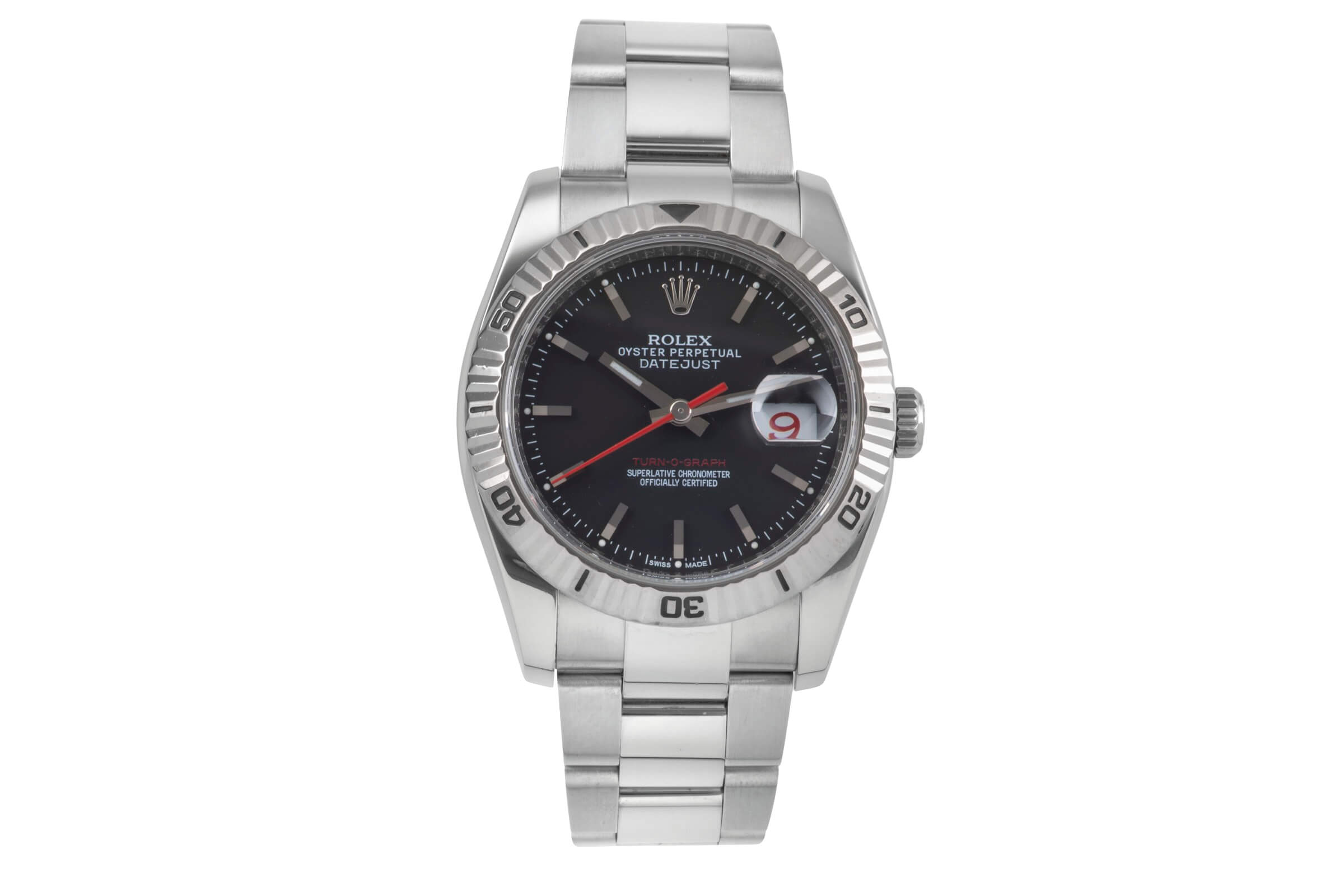 Rolex Datejust Turn-O-Graph Stahl / Weissgold Automatik Kal. 3135 Ref. 116264  | Zeitauktion