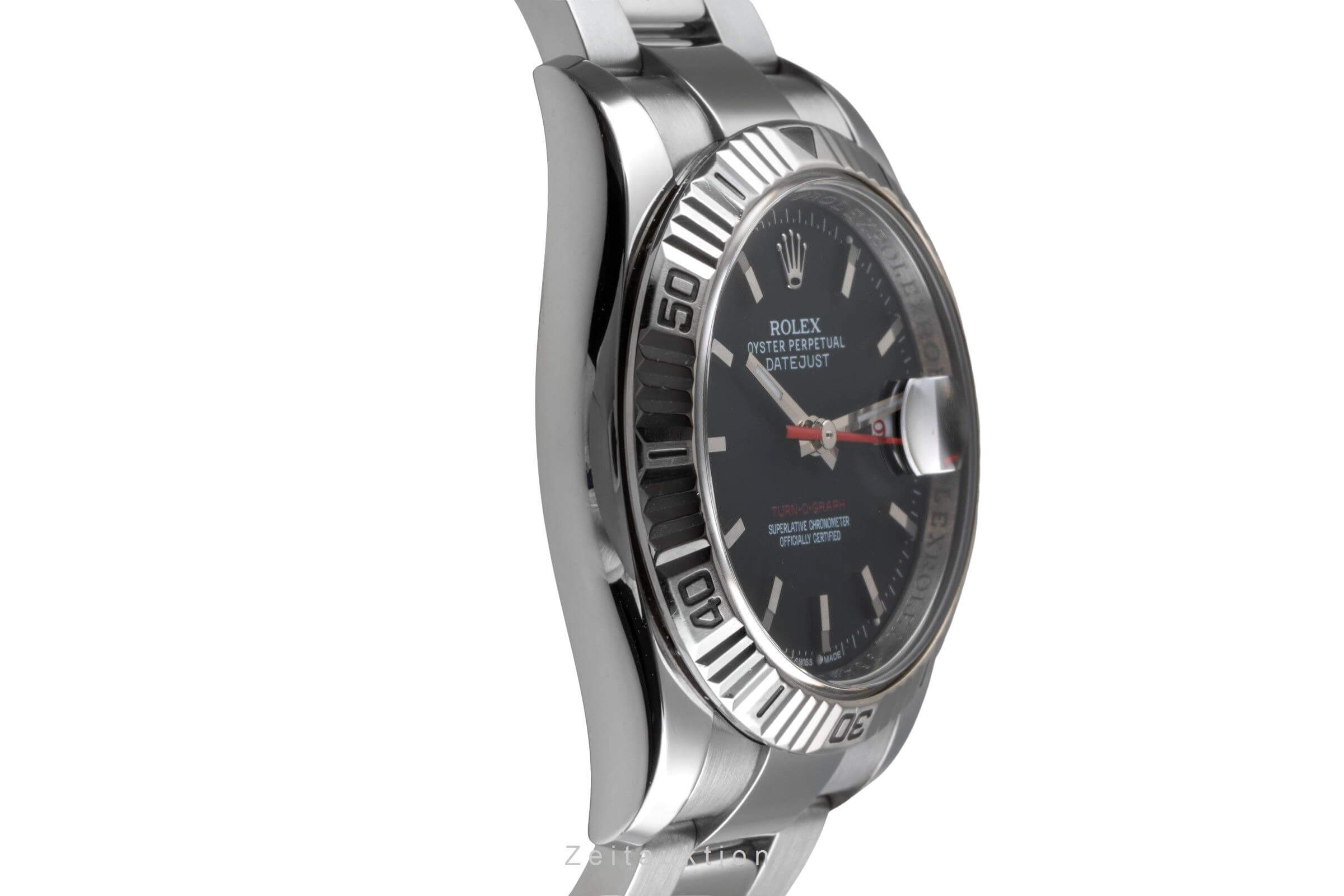 Rolex Datejust Turn-O-Graph steel / white gold automatic Kal