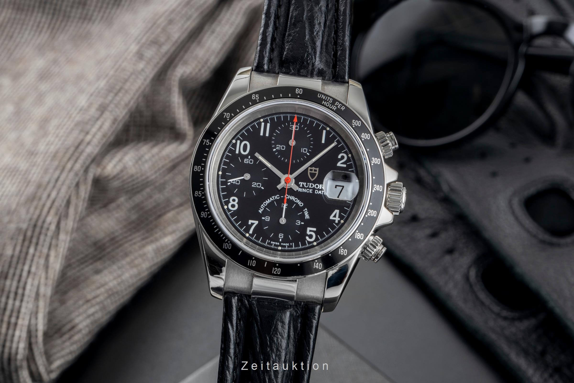 Tudor Prince Date chronograph steel automatic Ref. 79260P  | Zeitauktion