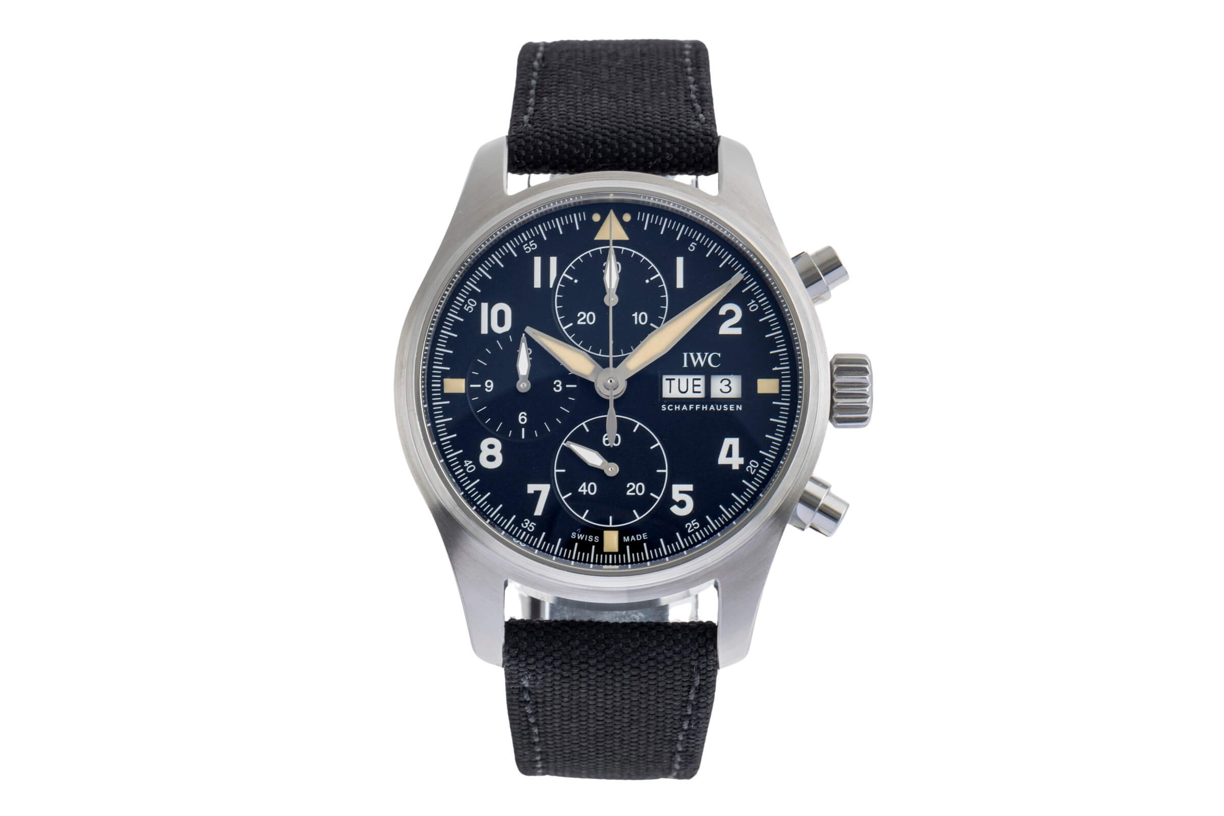 IWC Fliegerchronograph chronographe acier automatique Kal. C.69380 Ref. IW387903  | Zeitauktion