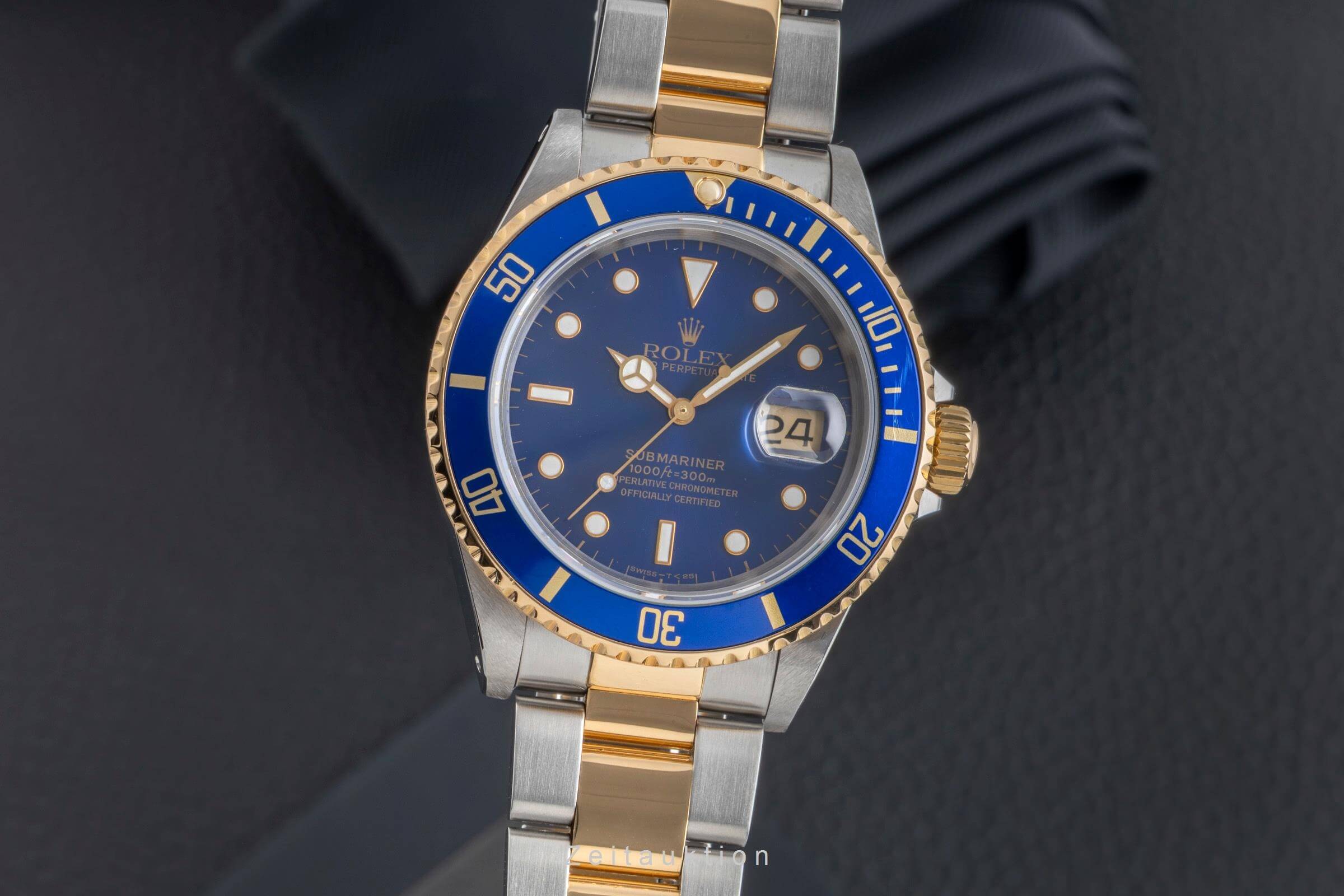 Rolex Submariner acero / oro automático Kal. 3135 Ref. 16613  | Zeitauktion