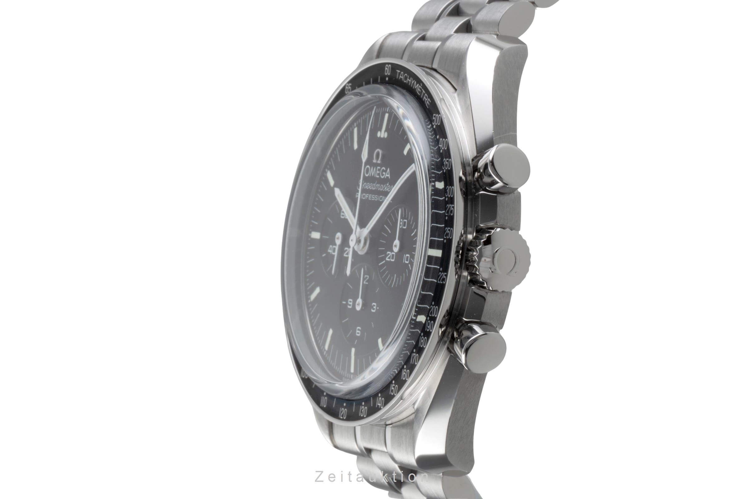 Omega Speedmaster Moonwatch Chronograph Stahl Handaufzug Kal. 3861 Ref. 310.30.42.50.01.002  | Zeitauktion