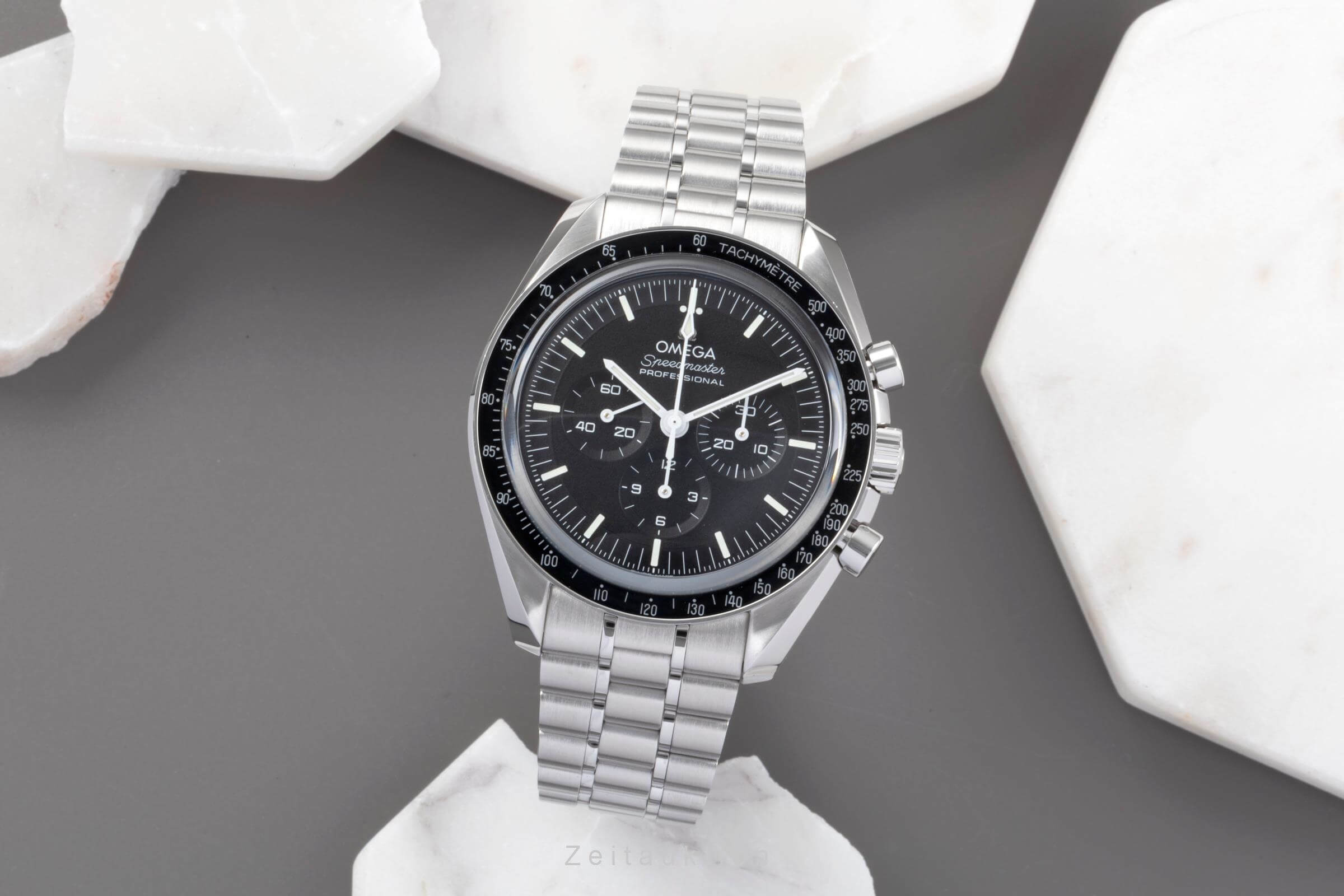 Omega Speedmaster Moonwatch Chronograph Stahl Handaufzug Kal. 3861 Ref. 310.30.42.50.01.002  | Zeitauktion