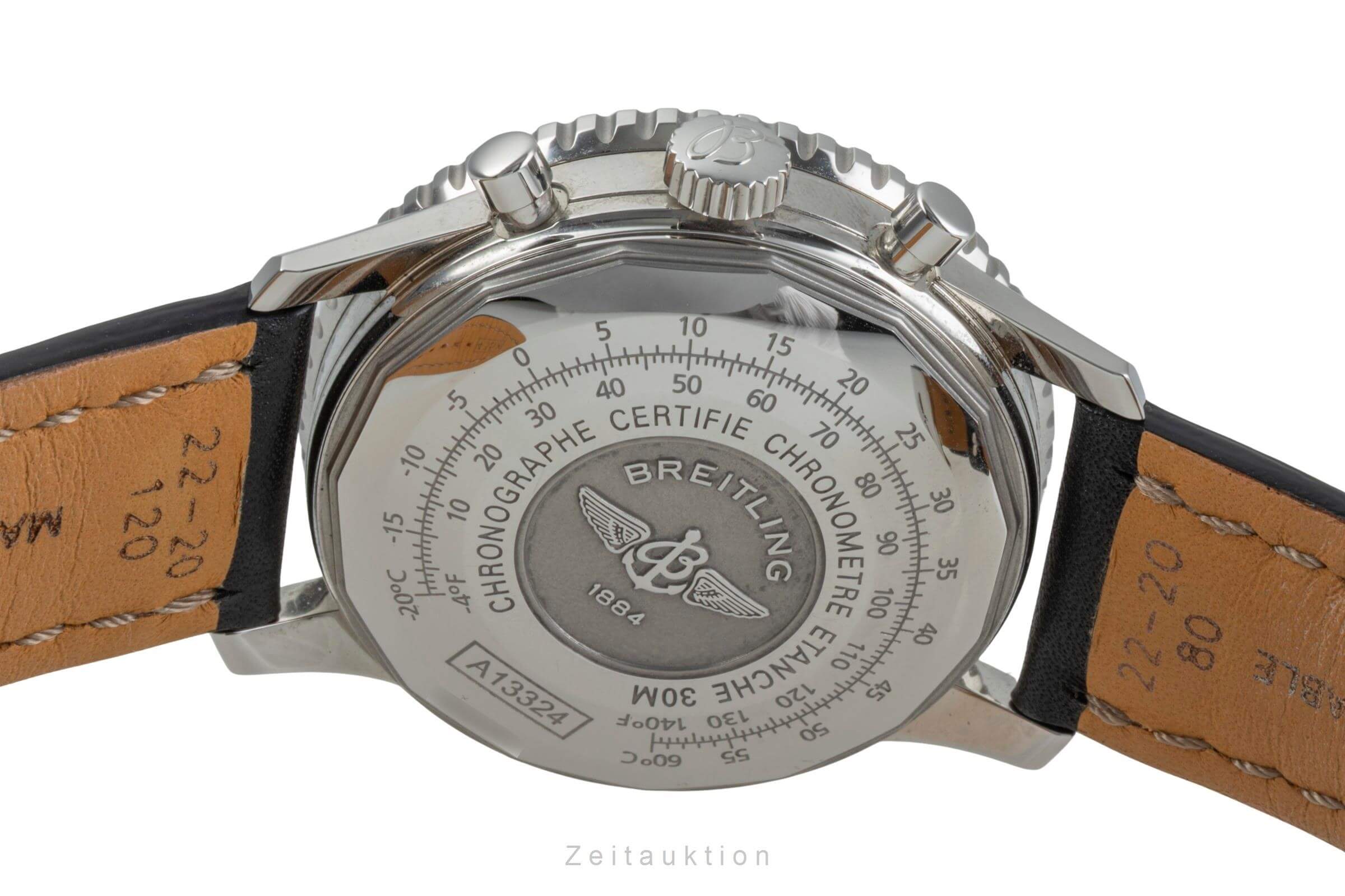 Breitling Navitimer chronograph steel automatic Kal. B13 Ref. A13324  | Zeitauktion