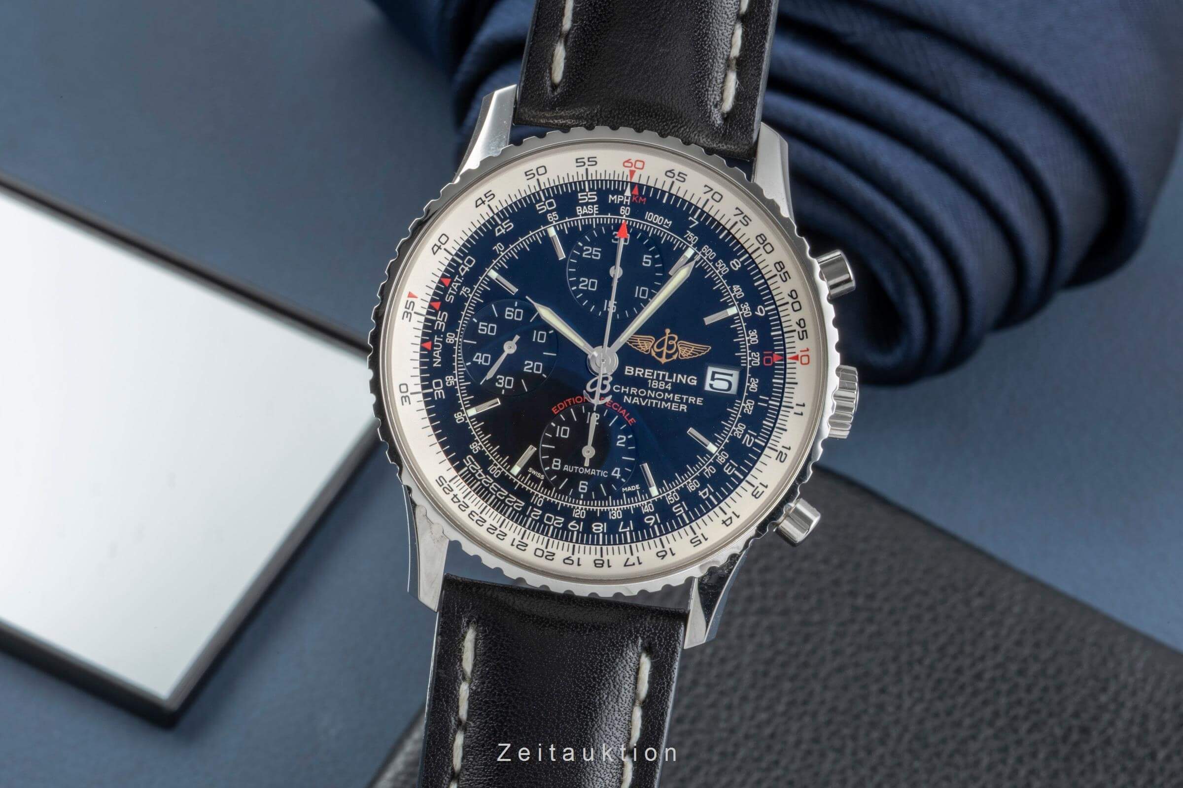 Breitling Navitimer chronograph steel automatic Kal. B13 Ref. A13324  | Zeitauktion