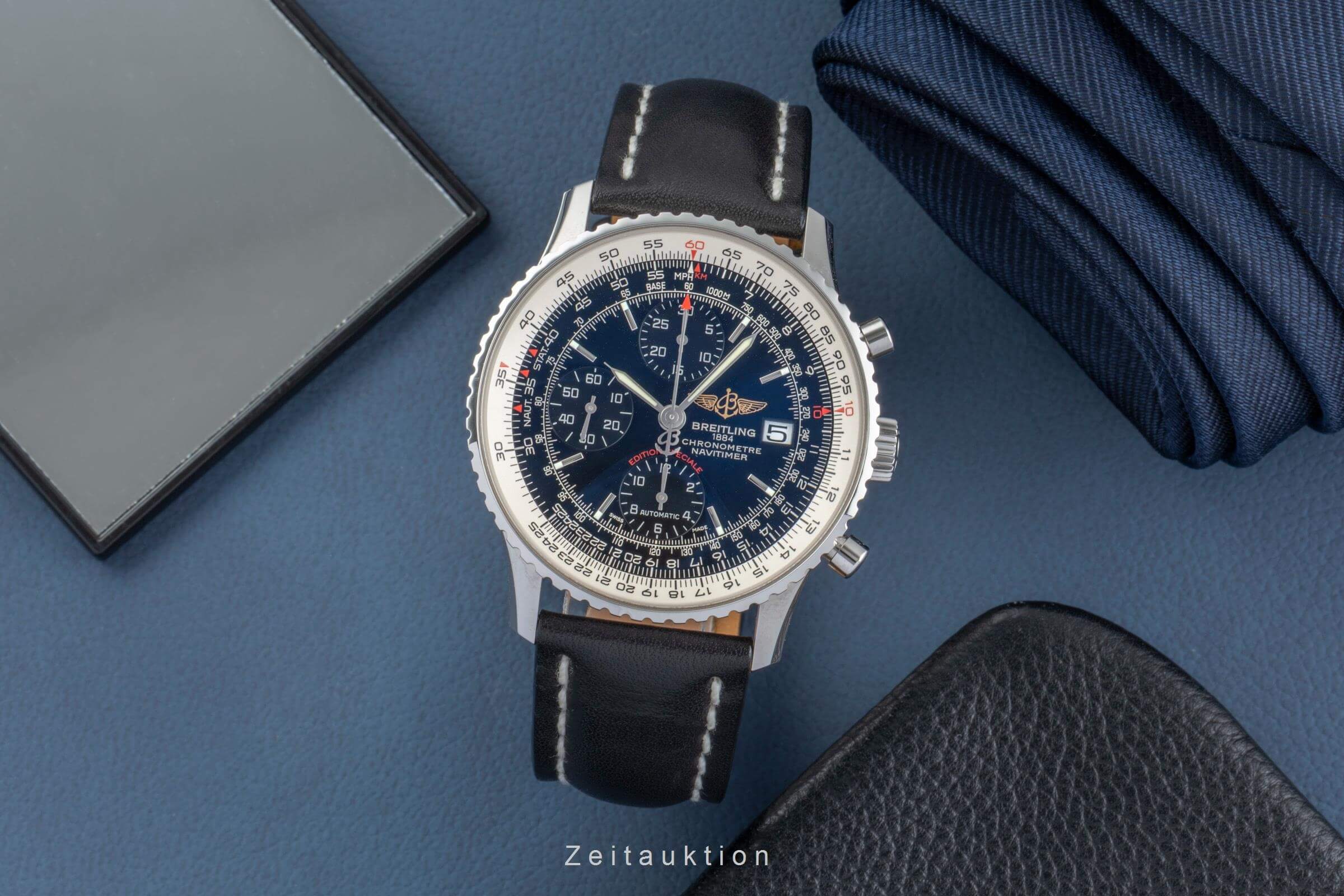 Breitling Navitimer chronograph steel automatic Kal. B13 Ref. A13324  | Zeitauktion