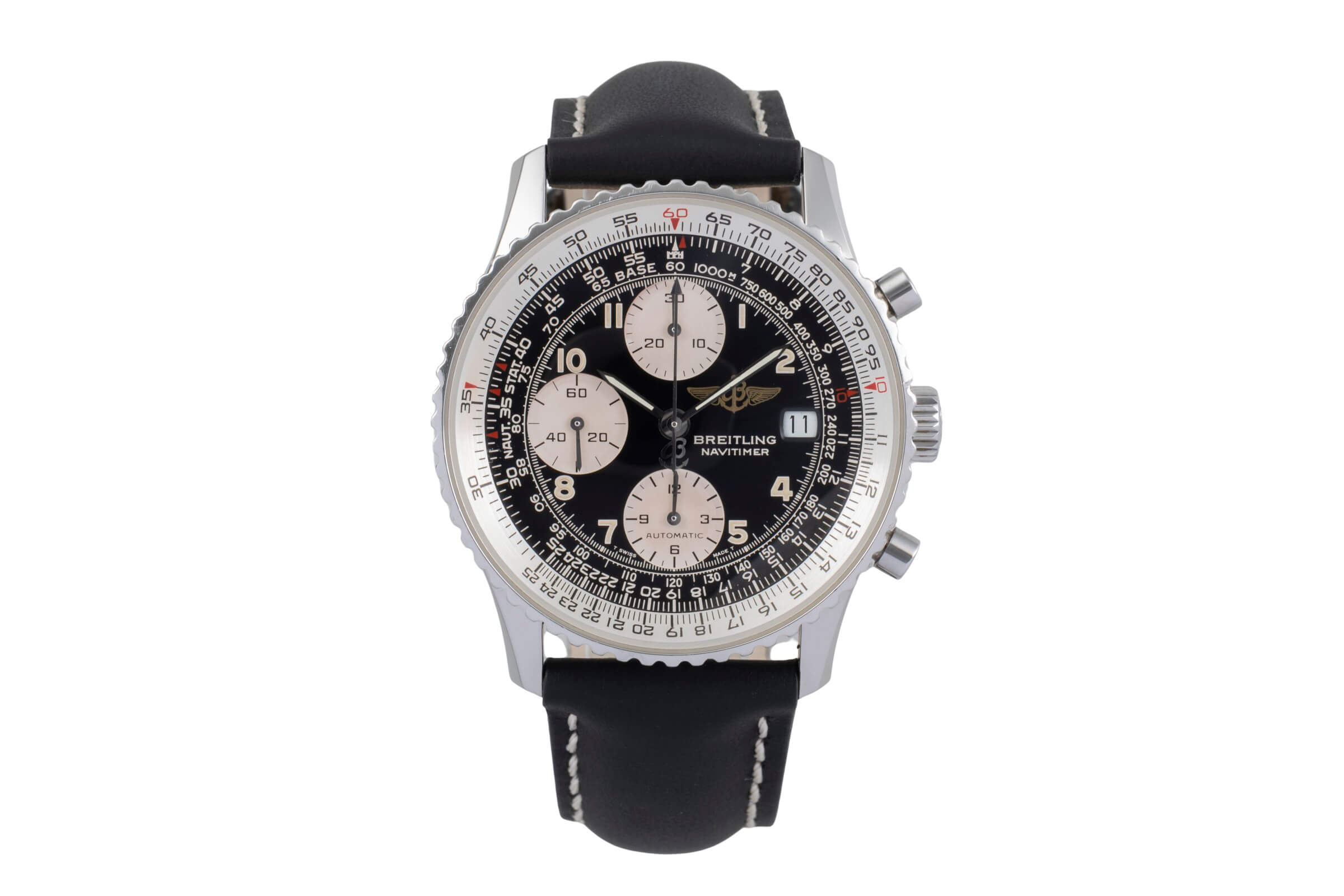 Breitling Old Navitimer Chronograph Stahl Automatik Kal. B13 Ref. A13022  | Zeitauktion