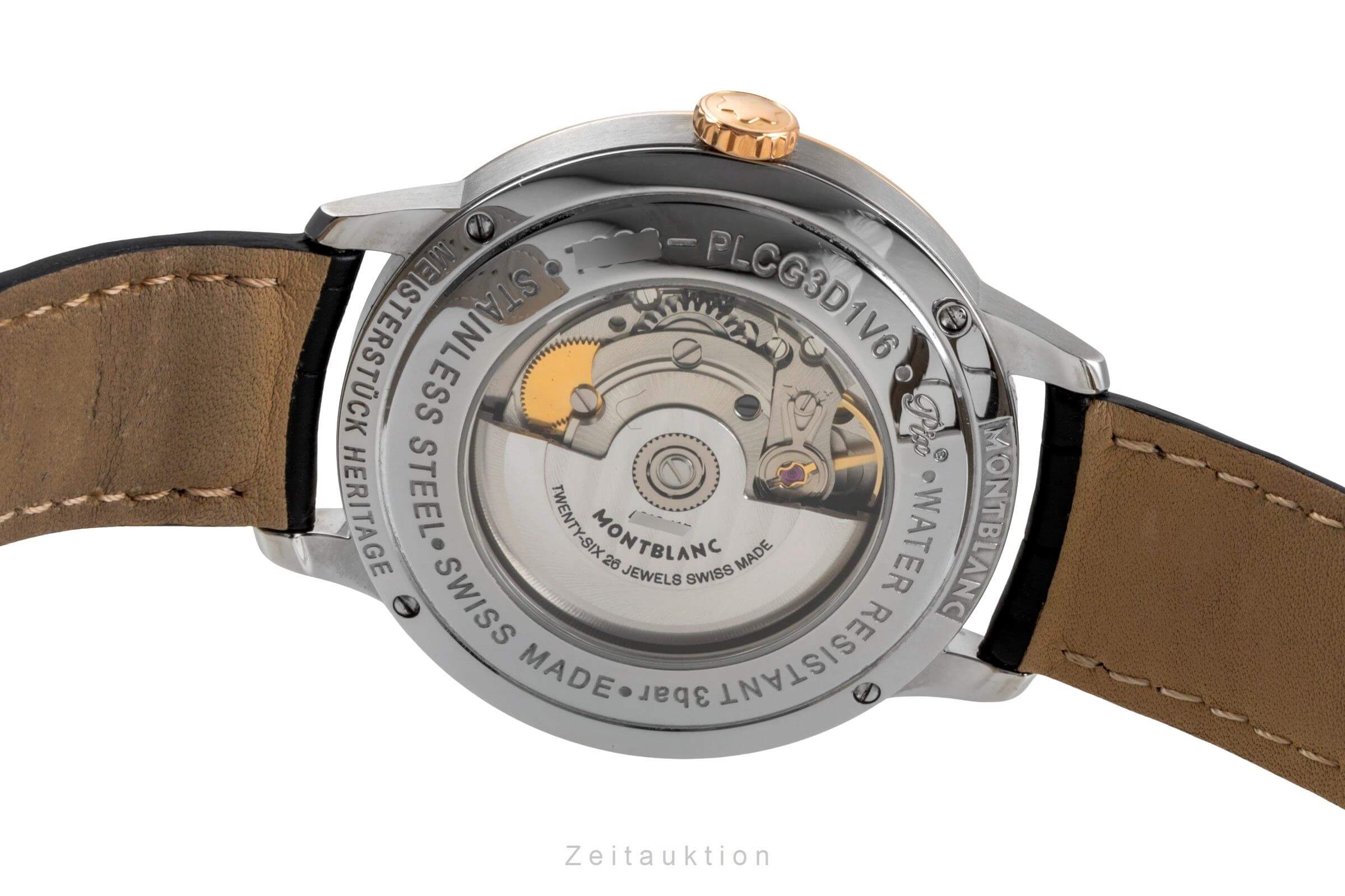 Montblanc Heritage Stahl / Gold Automatik Kal. MB 4810.417 Ref. 111624   7323  | Zeitauktion