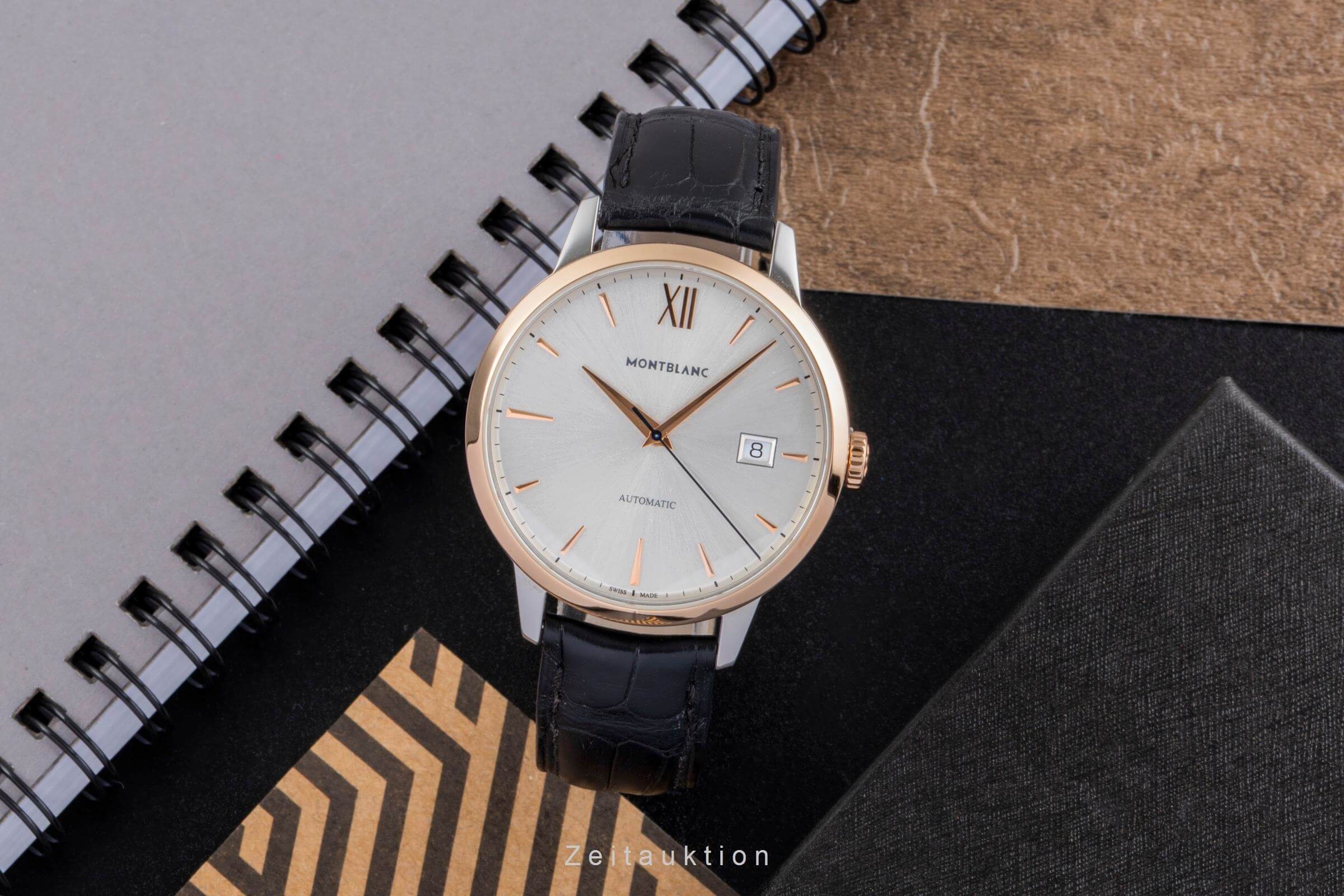 Montblanc Heritage Stahl / Gold Automatik Kal. MB 4810.417 Ref. 111624   7323  | Zeitauktion