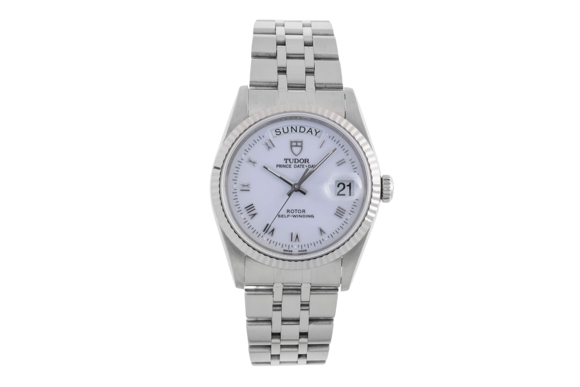 Tudor Date-Day Stahl / Weissgold Automatik Ref. 76214  | Zeitauktion
