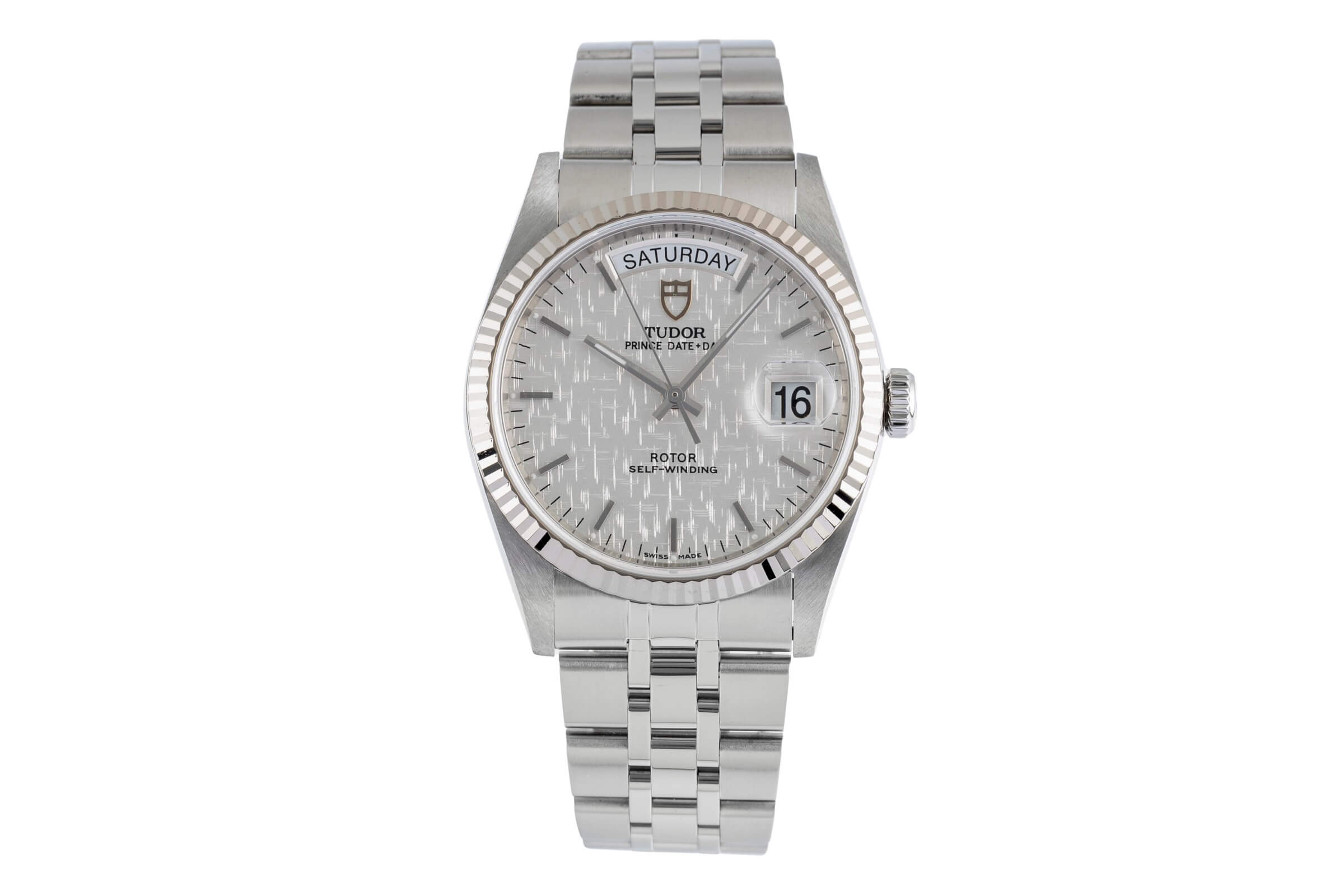 Tudor Date-Day acier / or blanc automatique Ref. 76214  | Zeitauktion